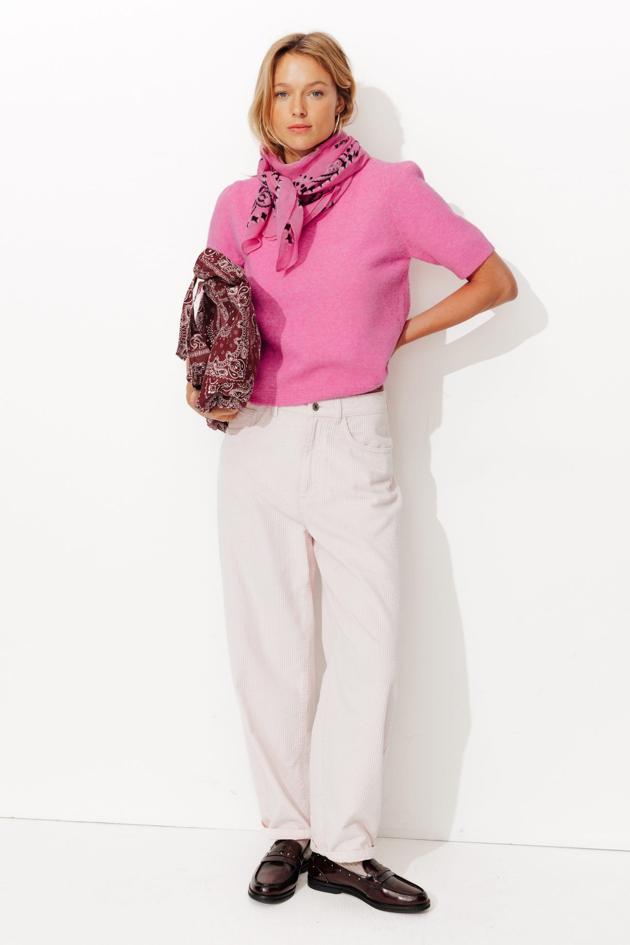 Short-sleeved jumper