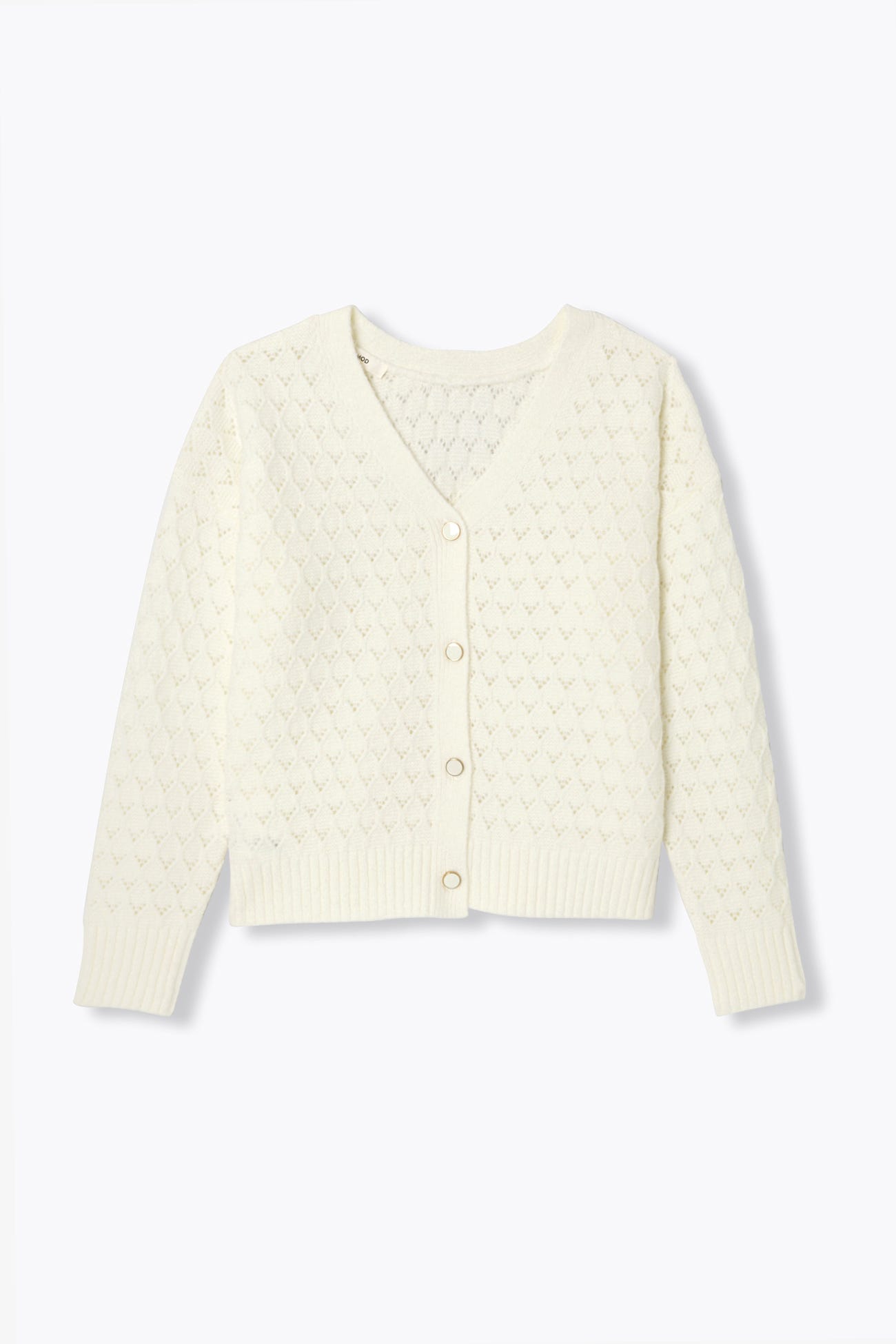 Cardigan torsadé recto-verso