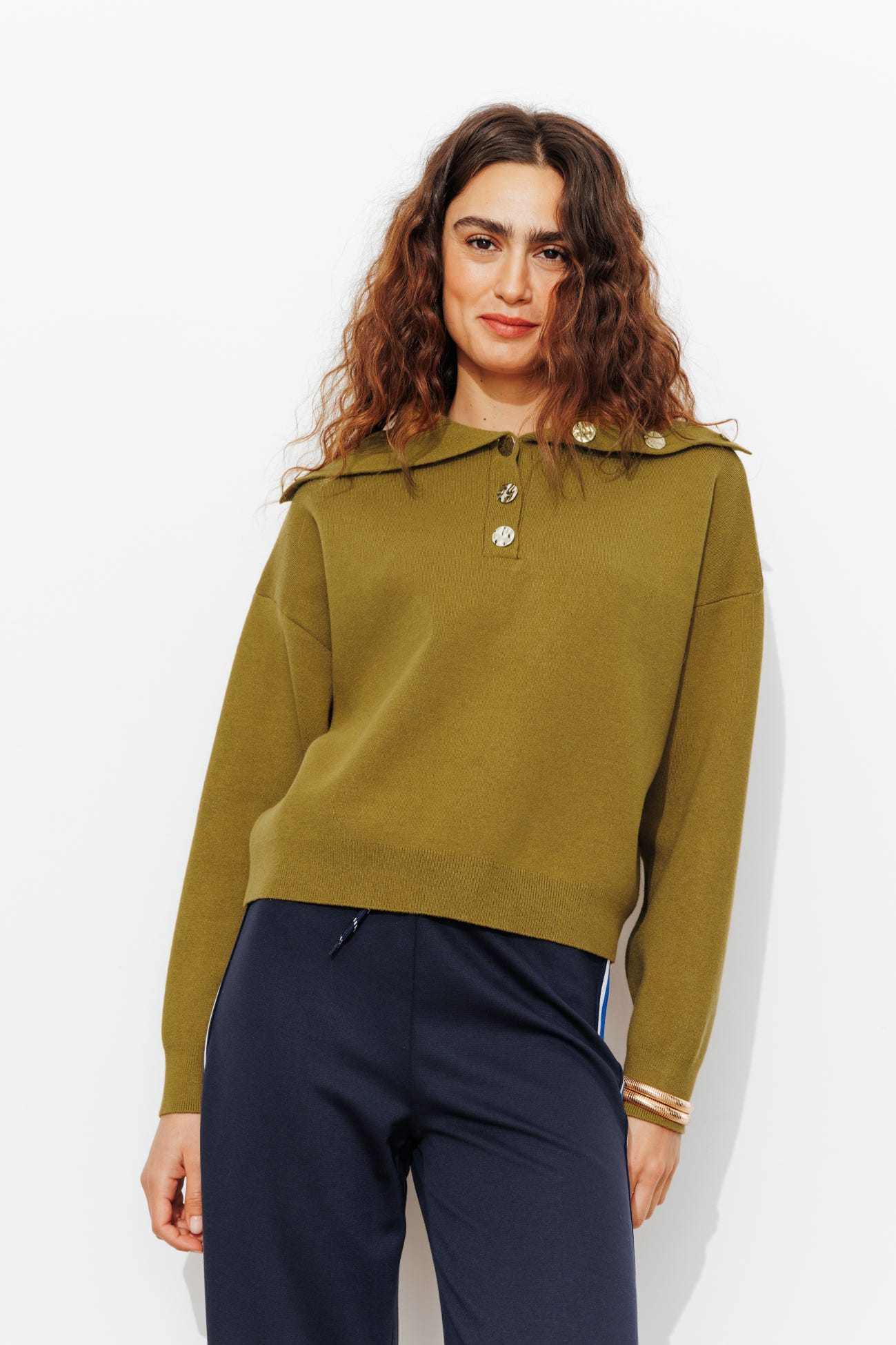Maglia marinara con bottoni