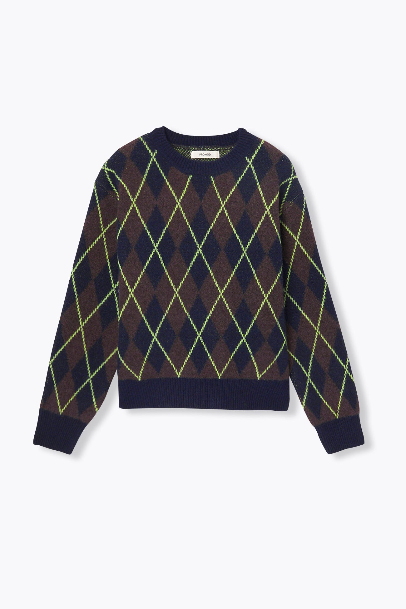 Sweter w romby damski