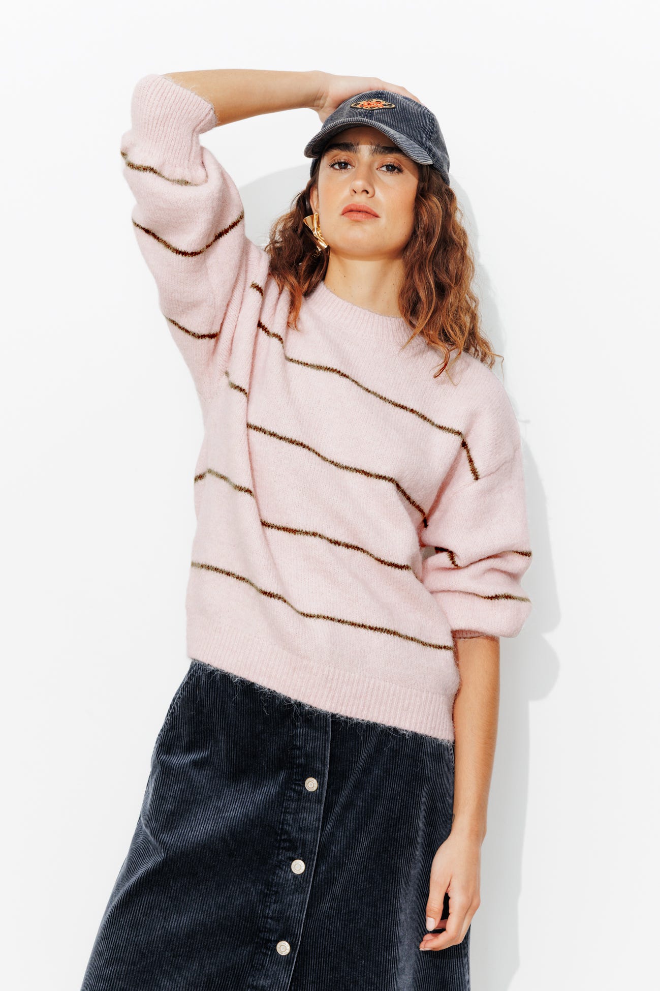 Squashy striped jumper