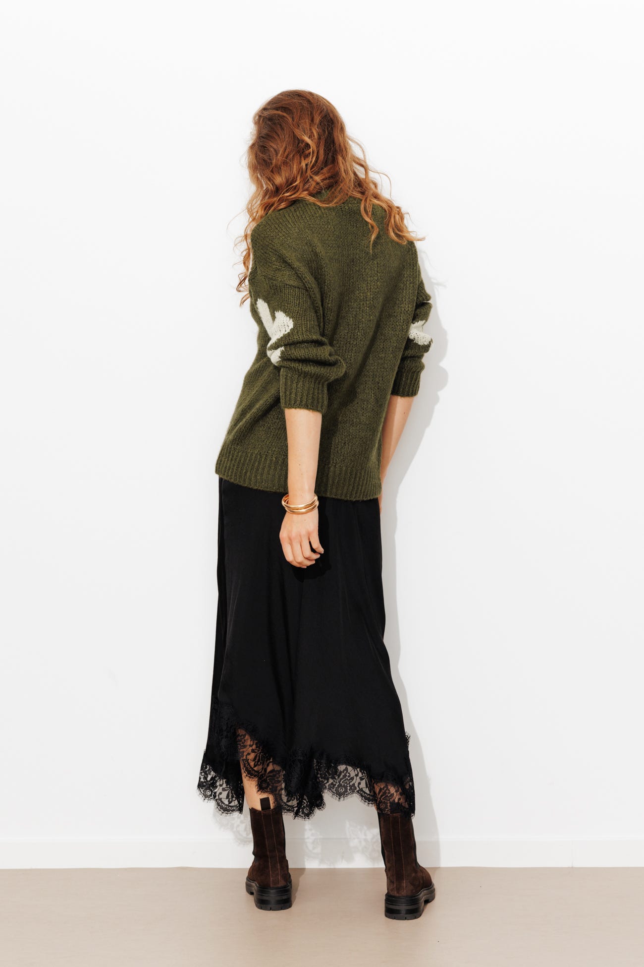 Pullover mit Blütenmuster