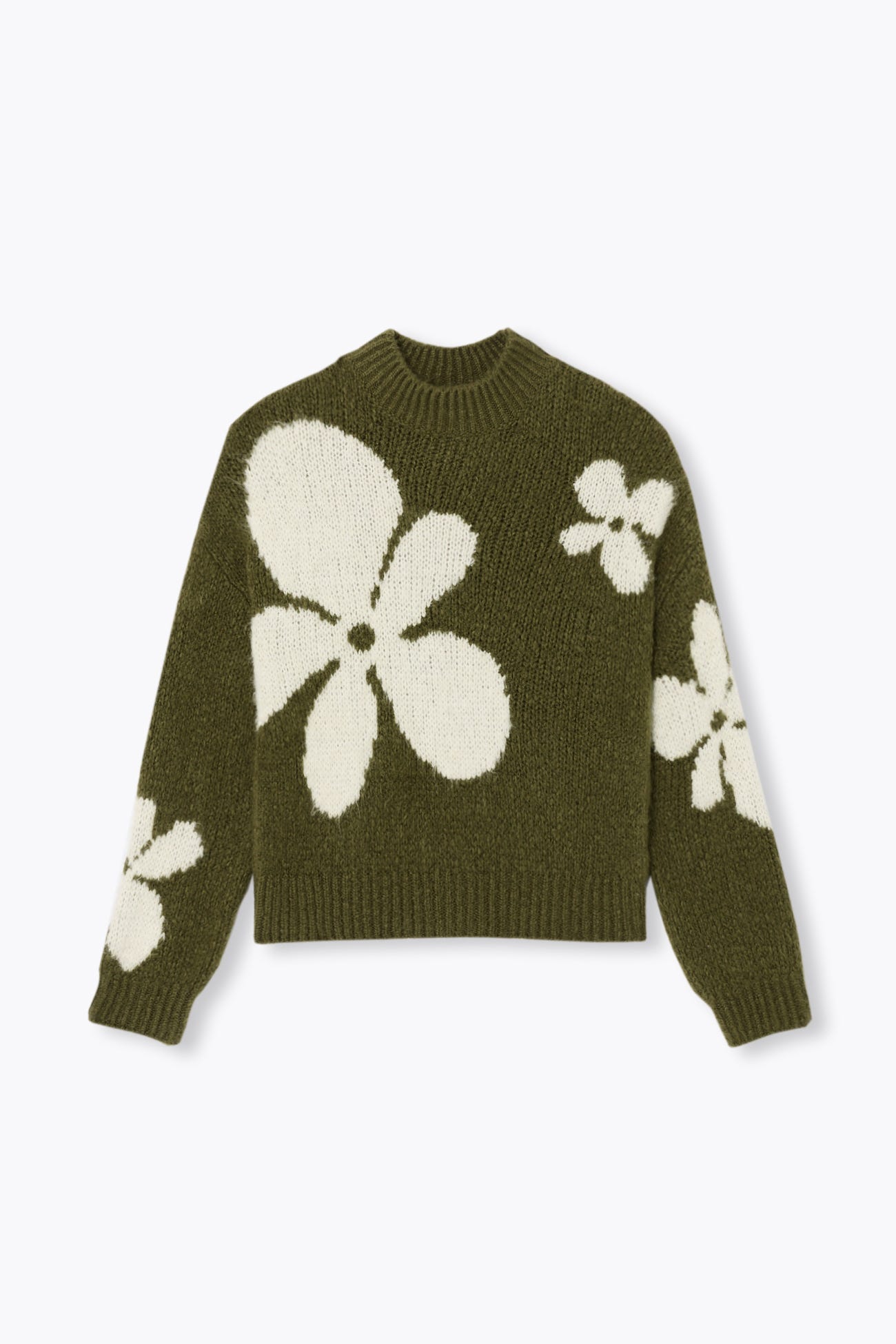Pullover mit Blütenmuster