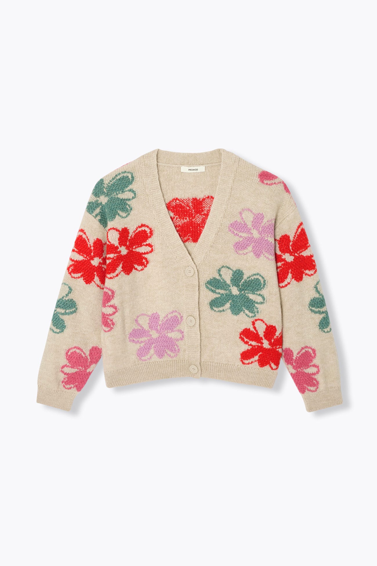 Cardigan à fleurs Femme