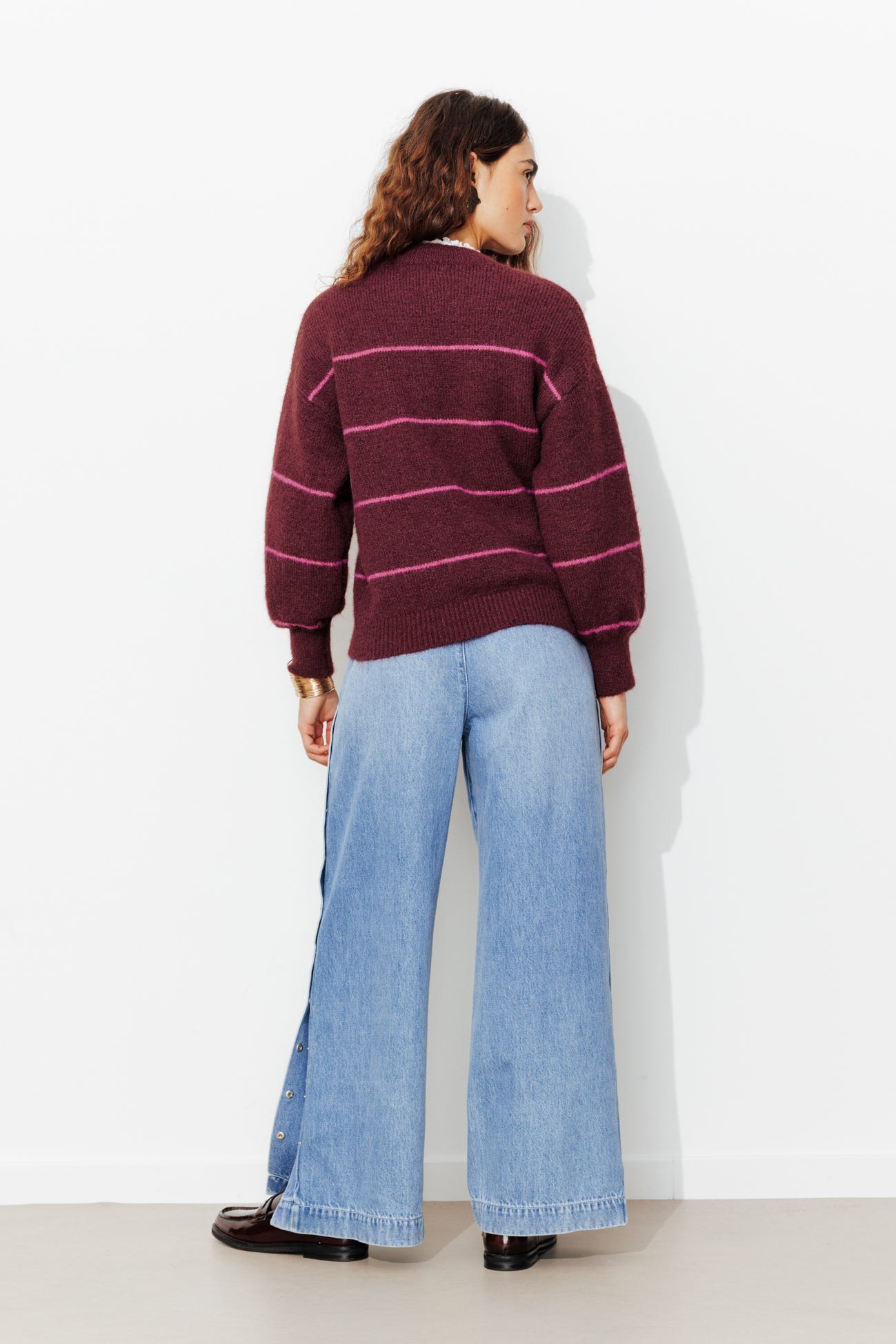 Squashy striped jumper