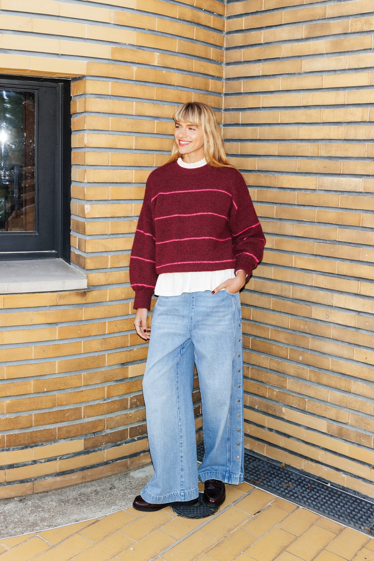 Squashy striped jumper