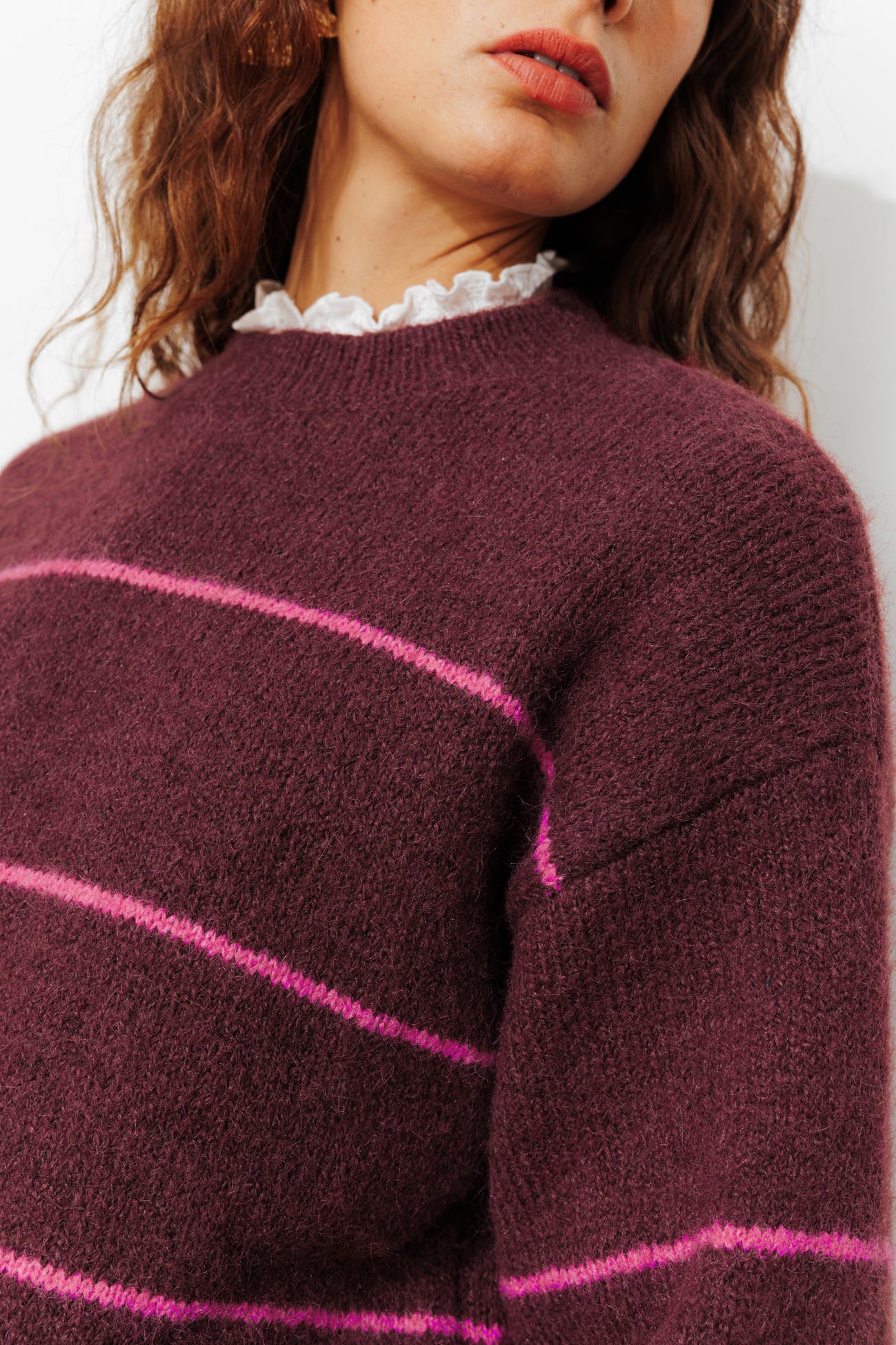 Squashy striped jumper