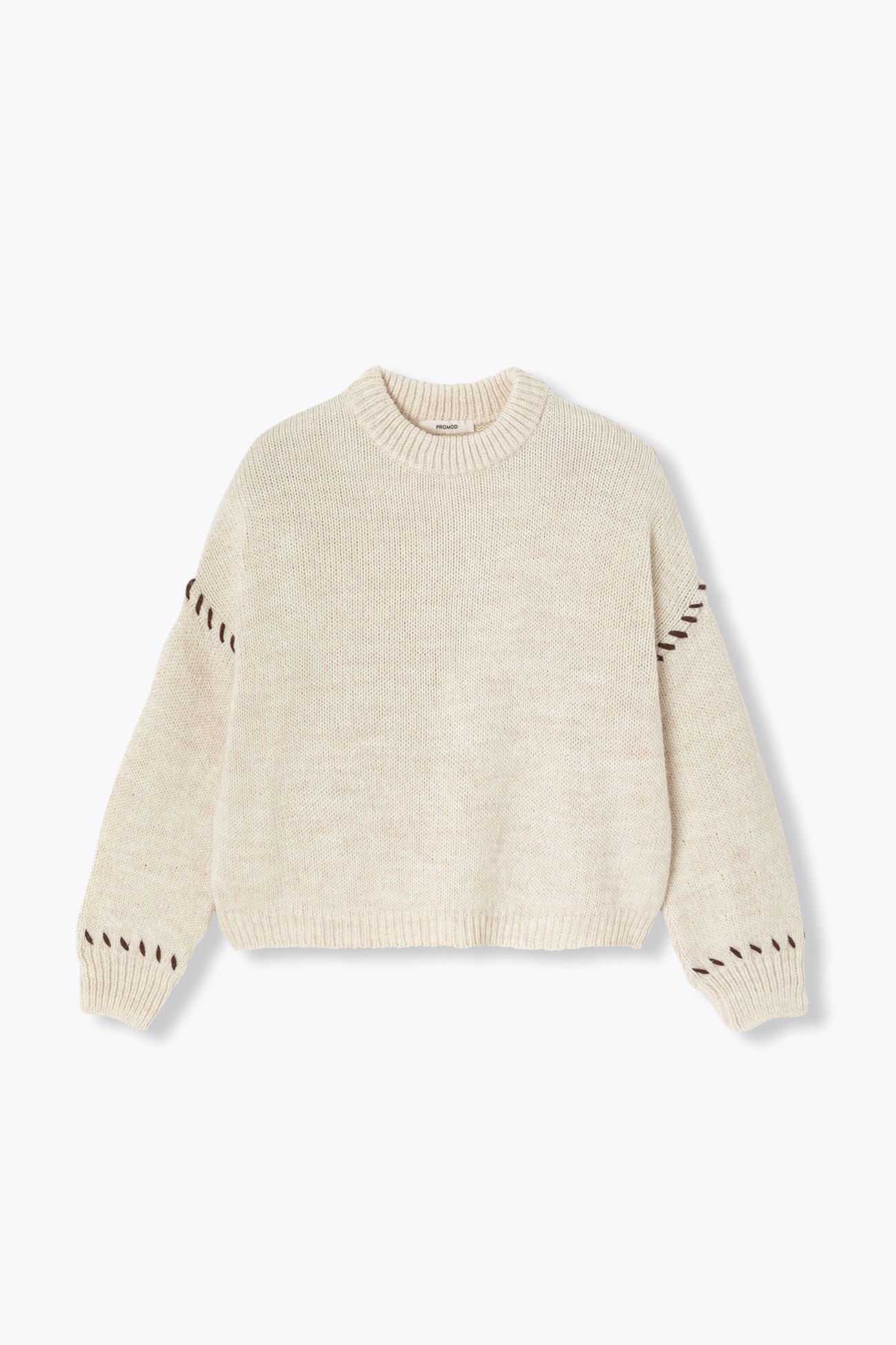 Pull court en maille Femme