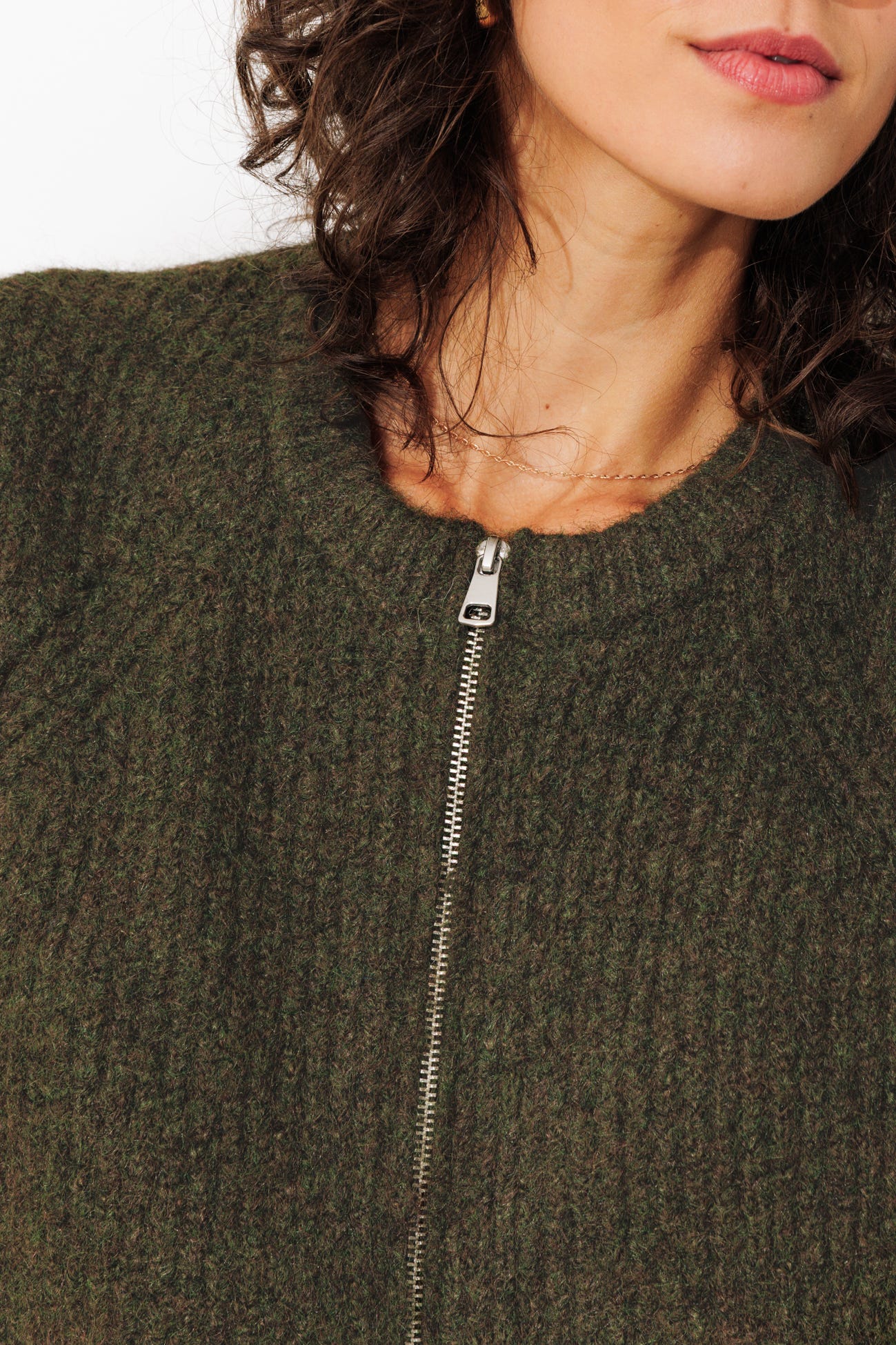 Weste mit Zipper