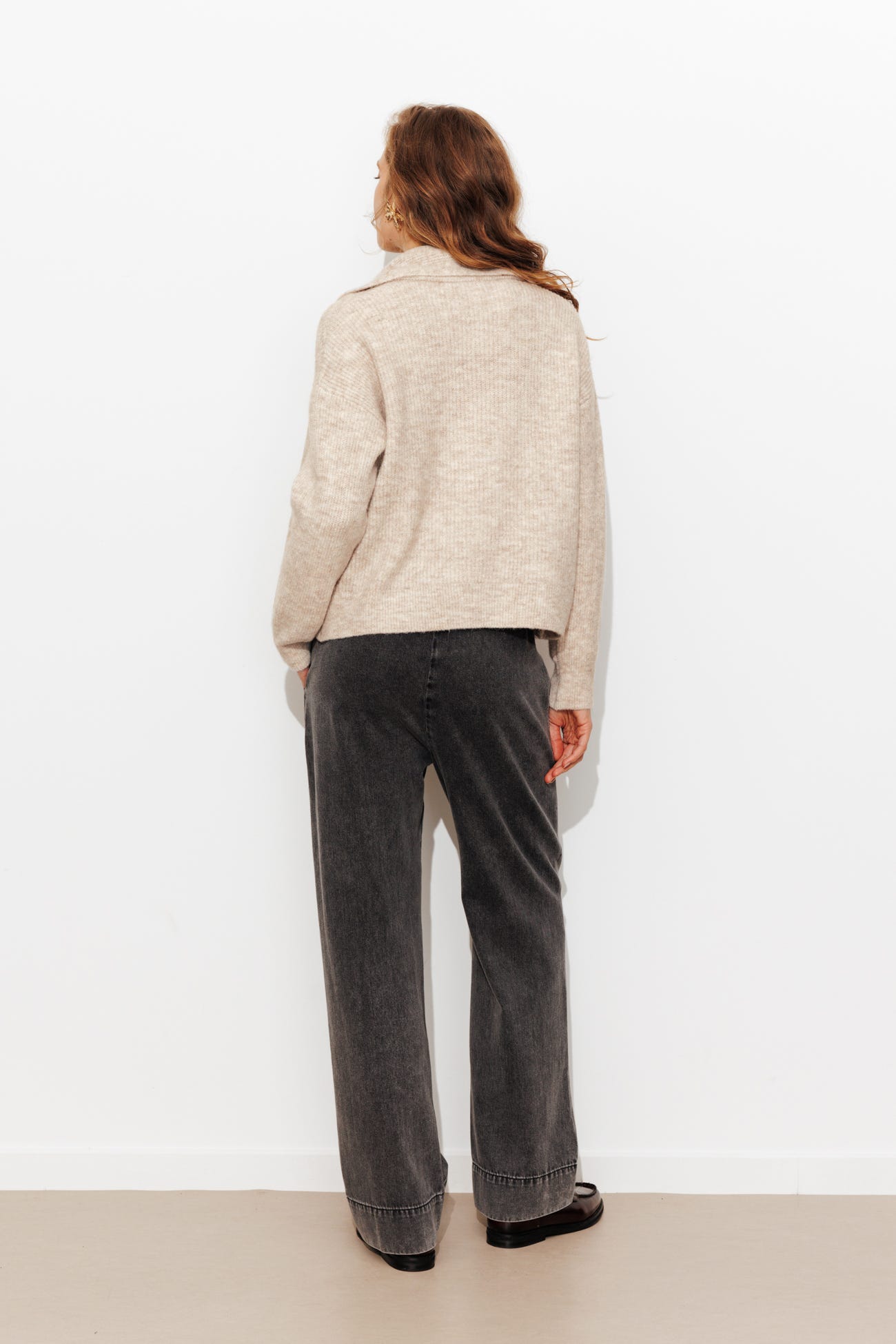 Gilet à écharpe Femme