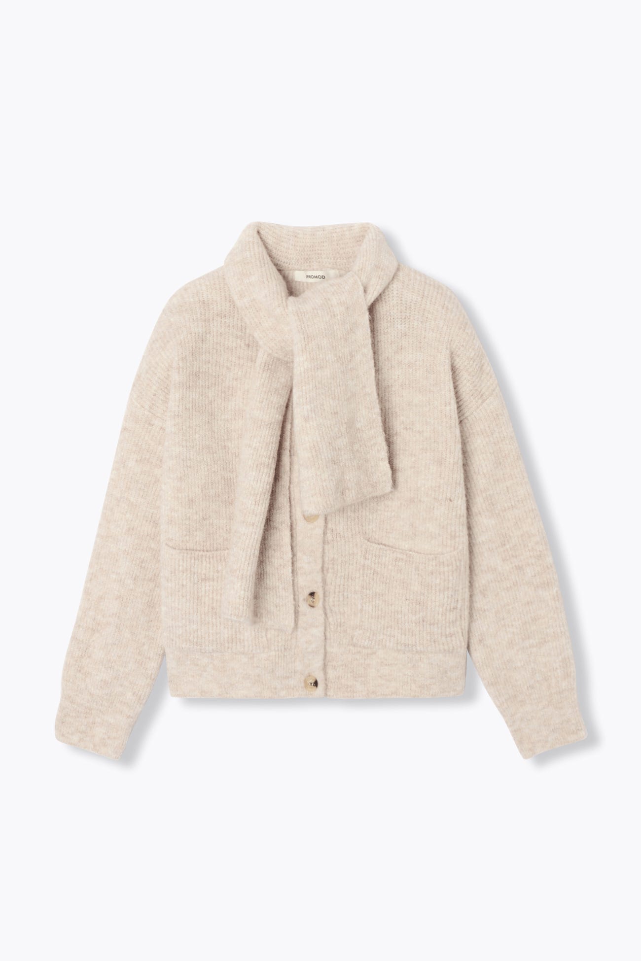 Gilet à écharpe Femme