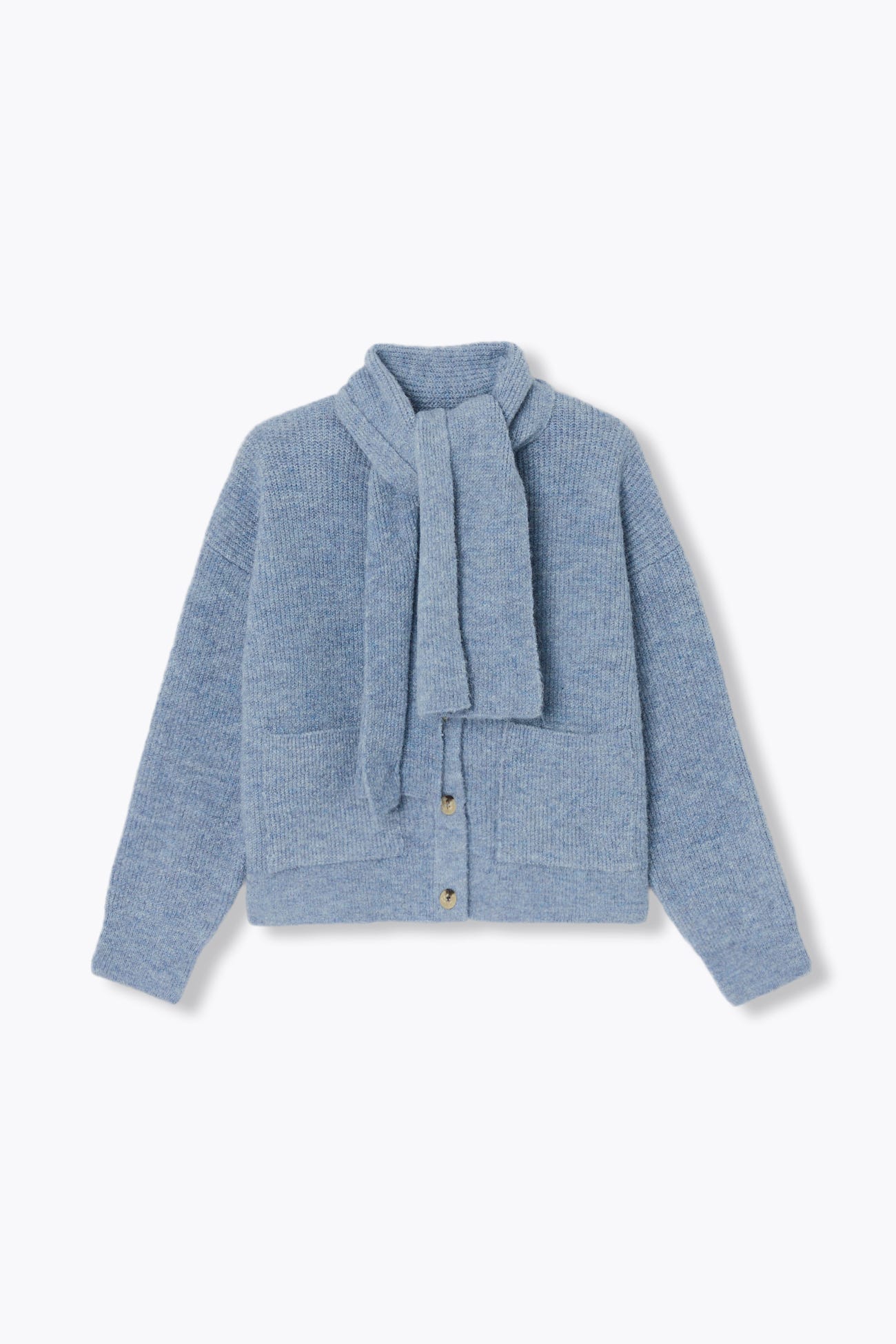 Gilet à écharpe Femme