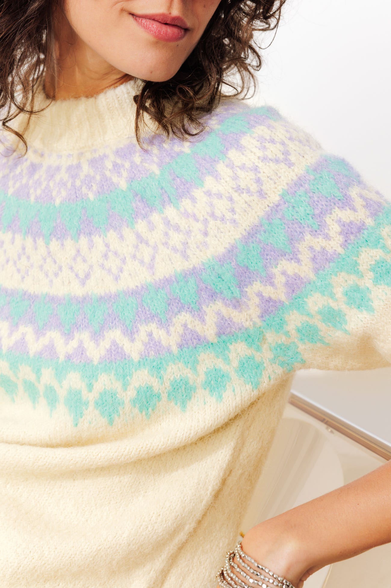 Jersey jacquard escandinavo