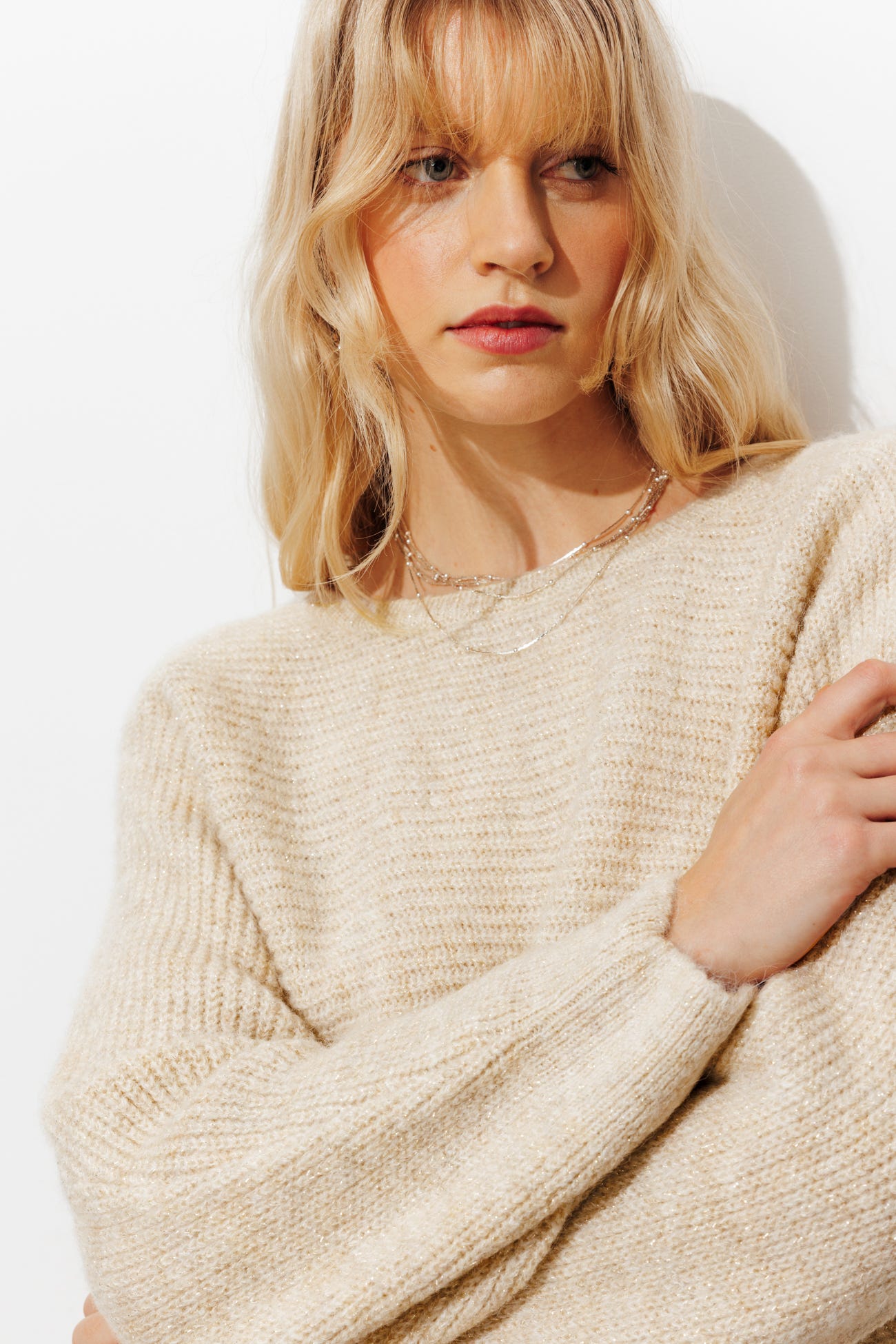 Jersey oversize irisado