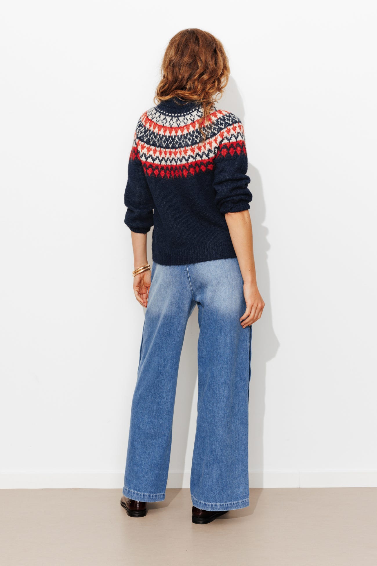Scandi Jacquard-Pullover