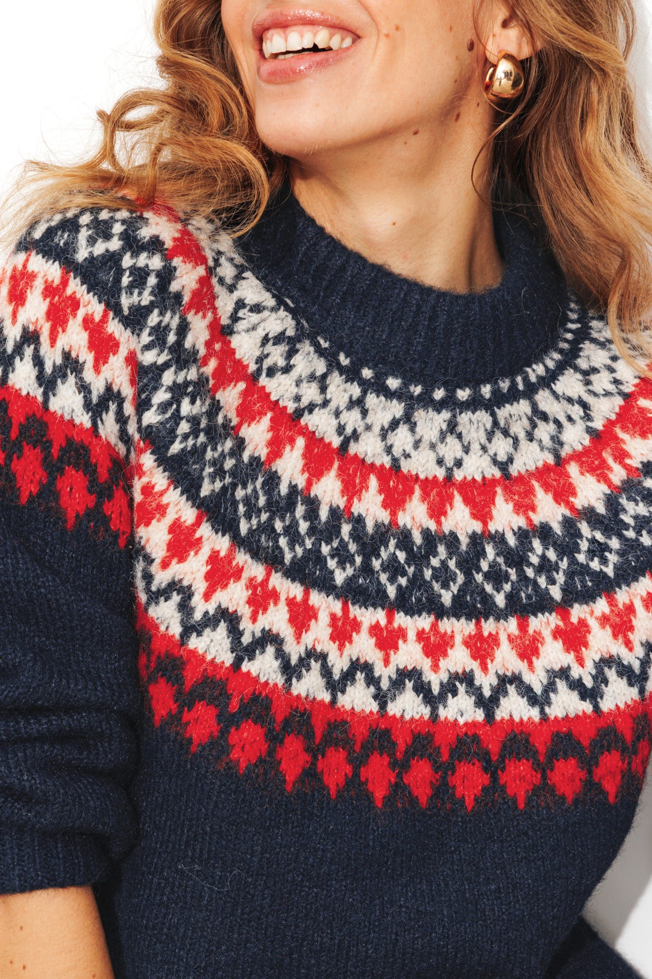 Scandi jacquard jumper