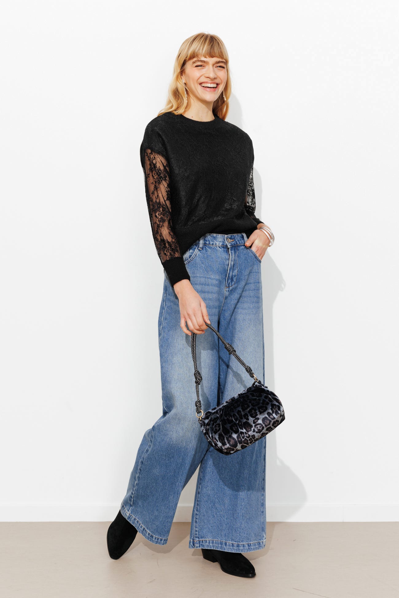 Pull en dentelle Femme