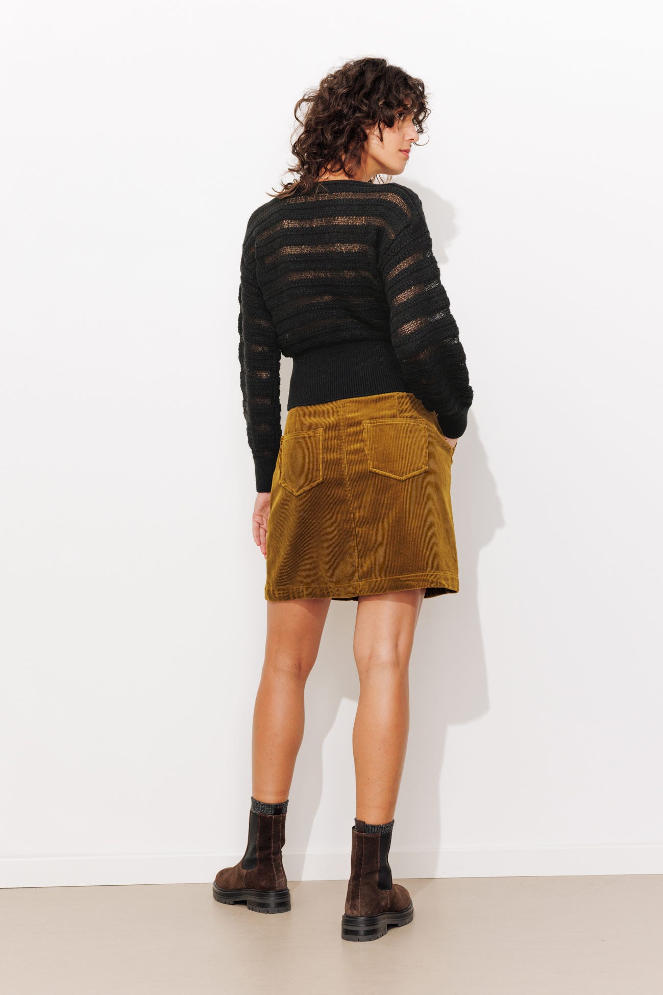 Jersey corto cuello barco