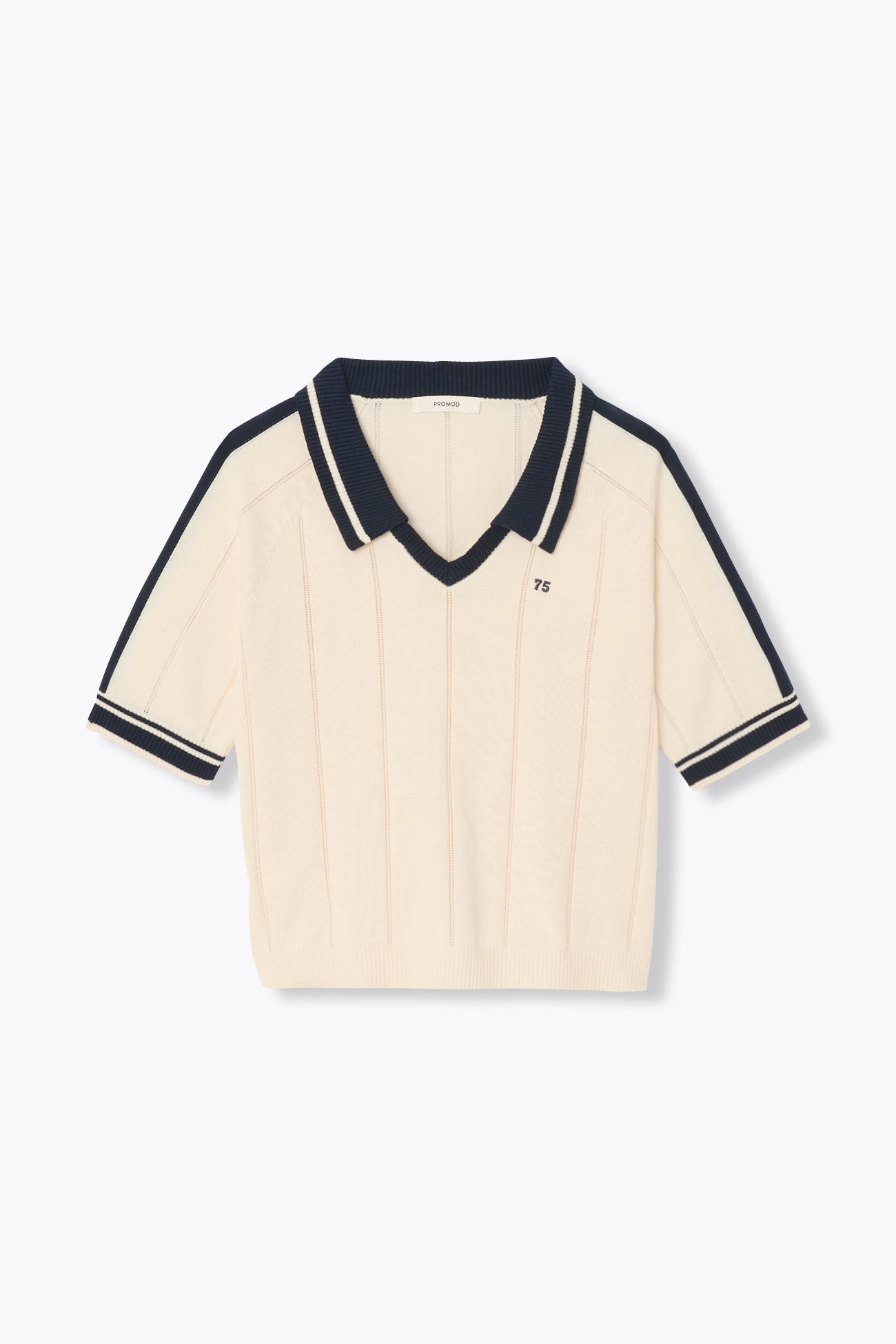 Jersey cuello polo ecodiseñado