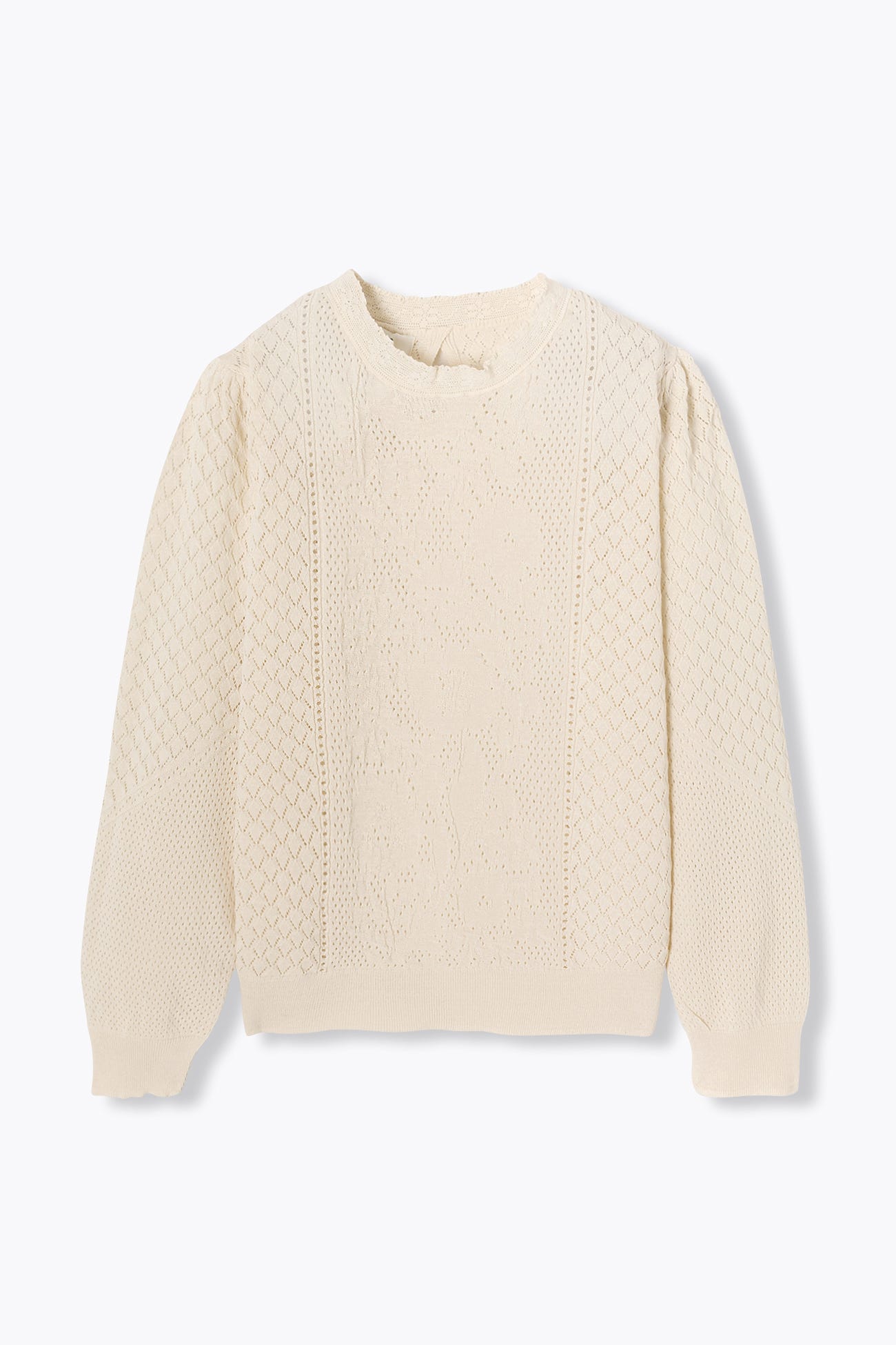 Pull fin ajouré Femme
