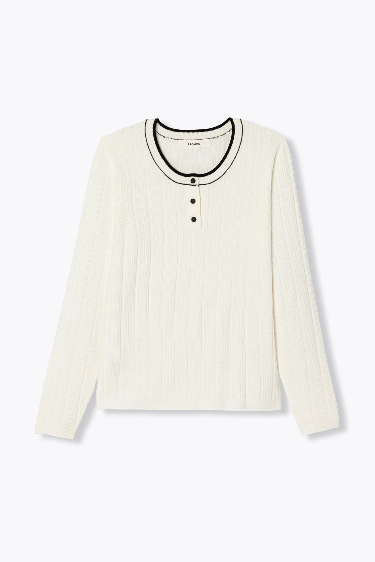 Retro ribbed jumper