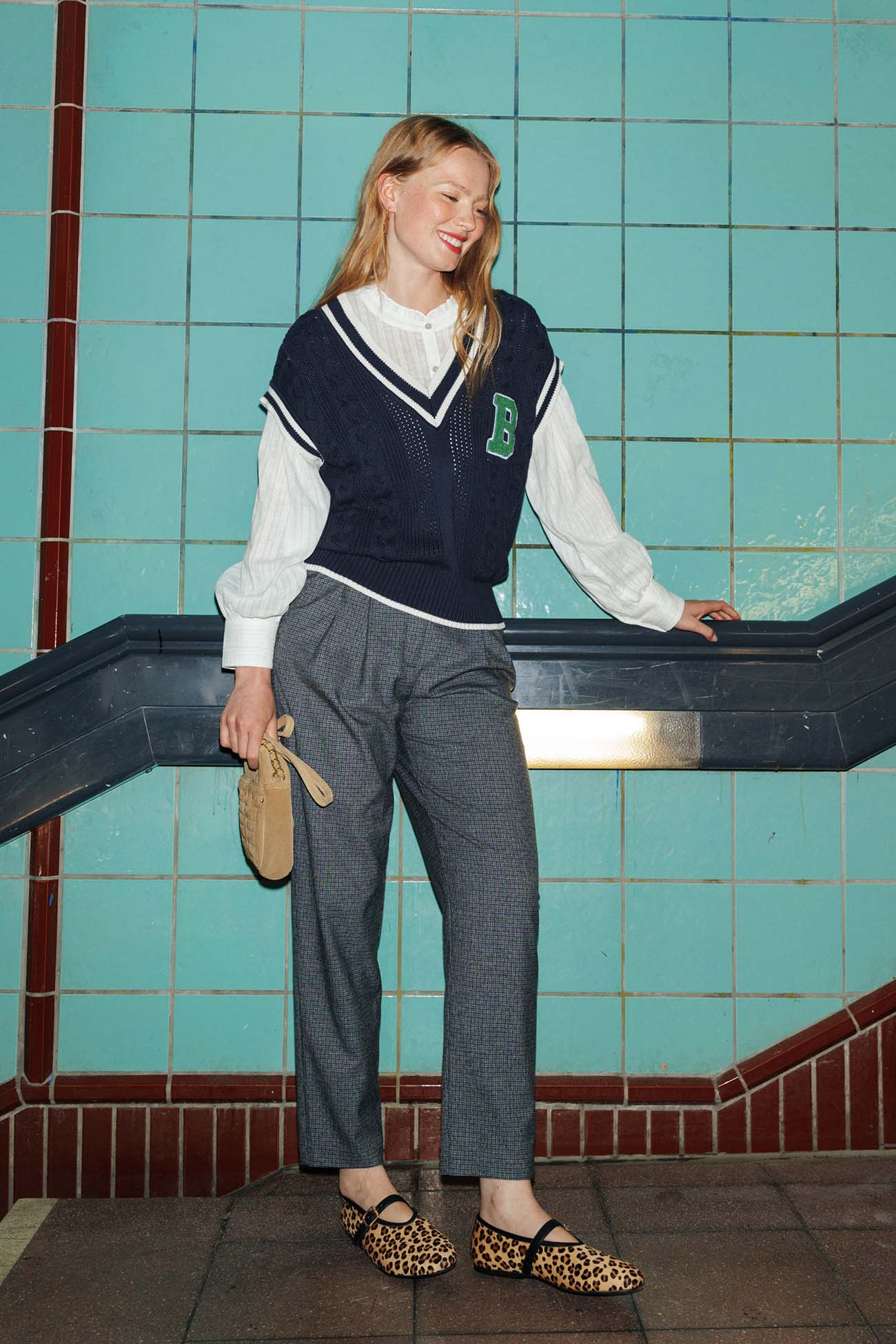 Pull torsadé sans manches