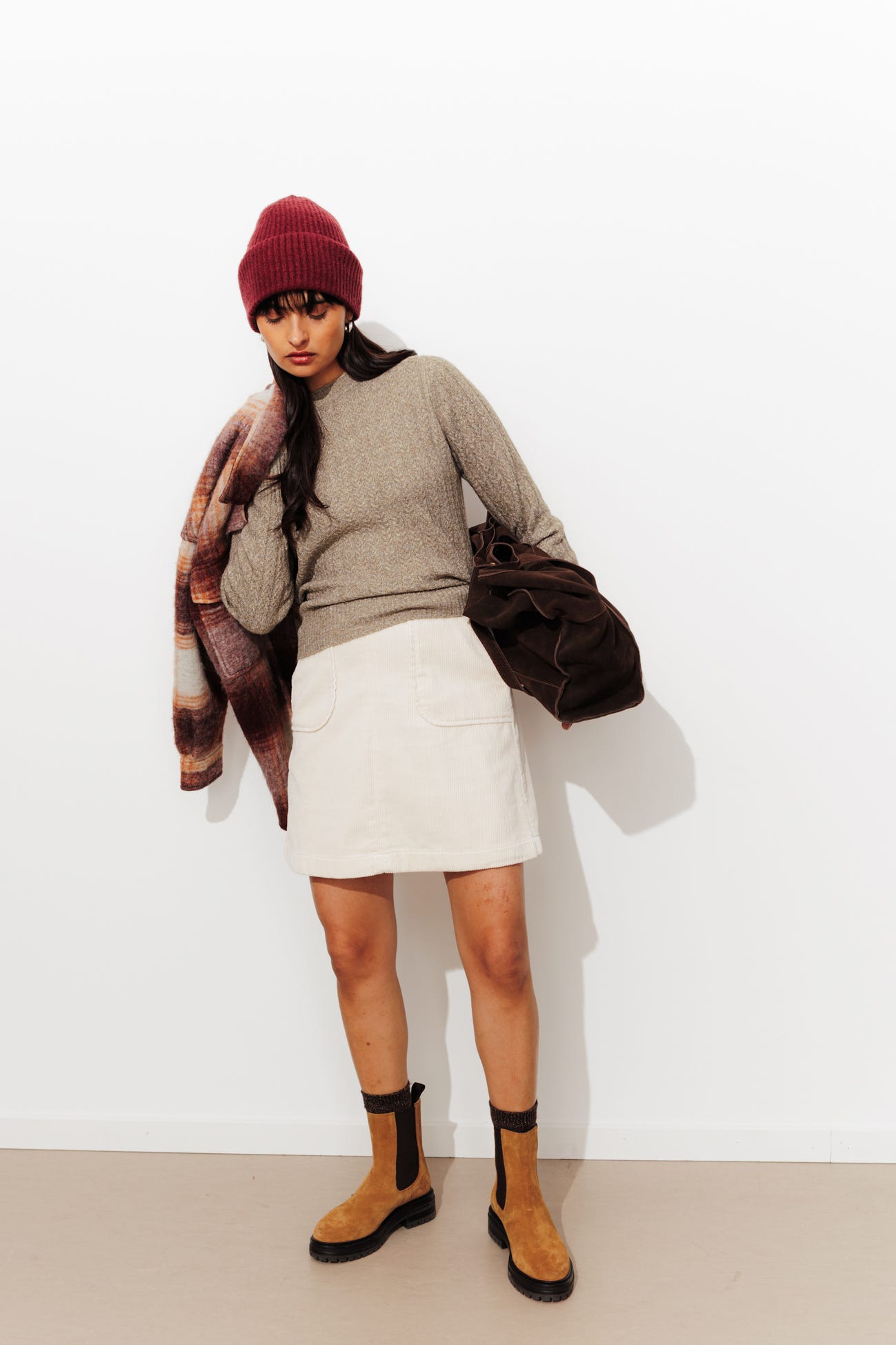 Pull torsadé col rond Femme