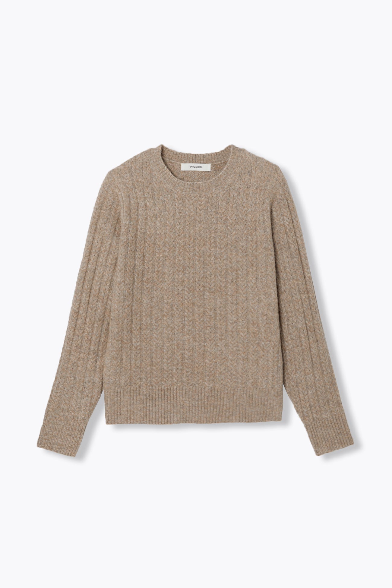 Pull torsadé col rond Femme
