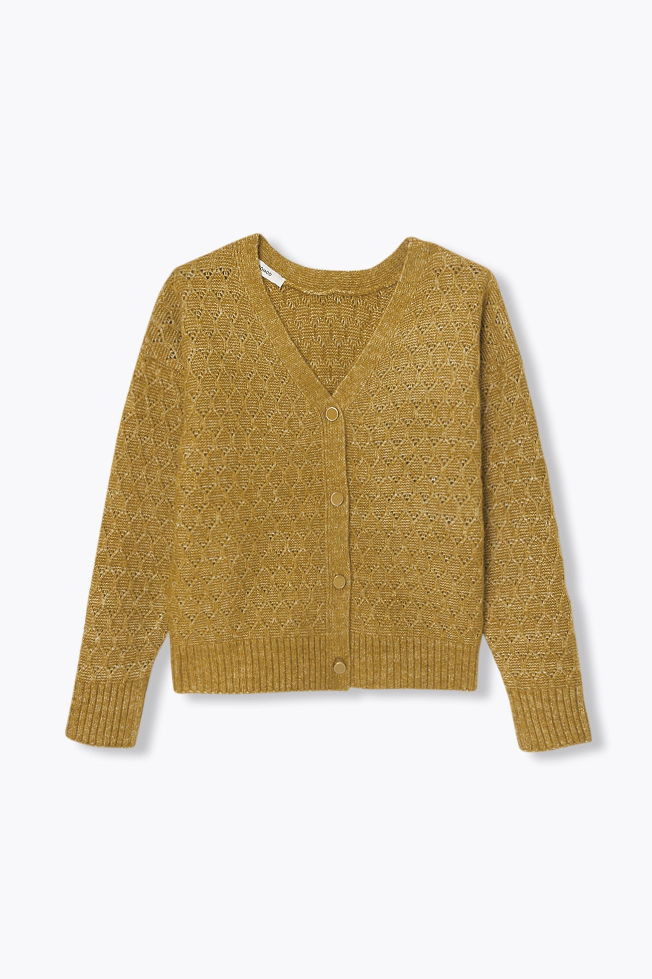 Cardigan torsadé recto-verso