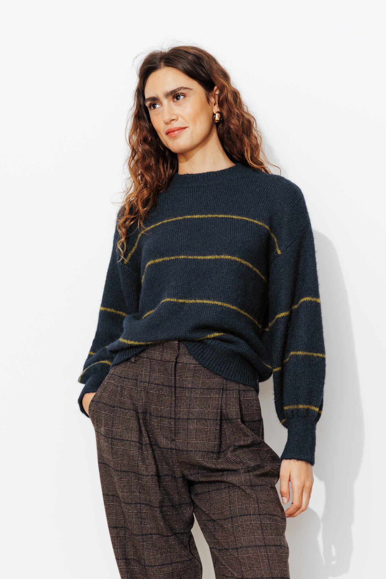 Squashy striped jumper