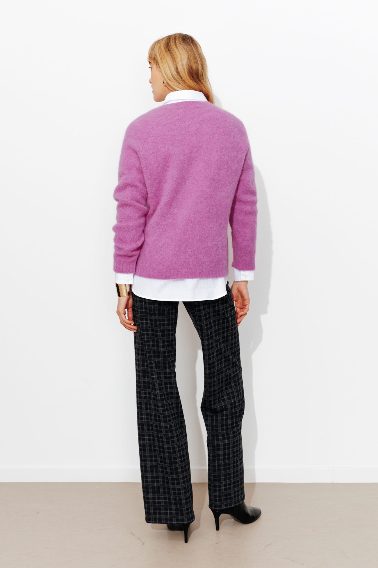 Pullover mit Alpaka und Wolle