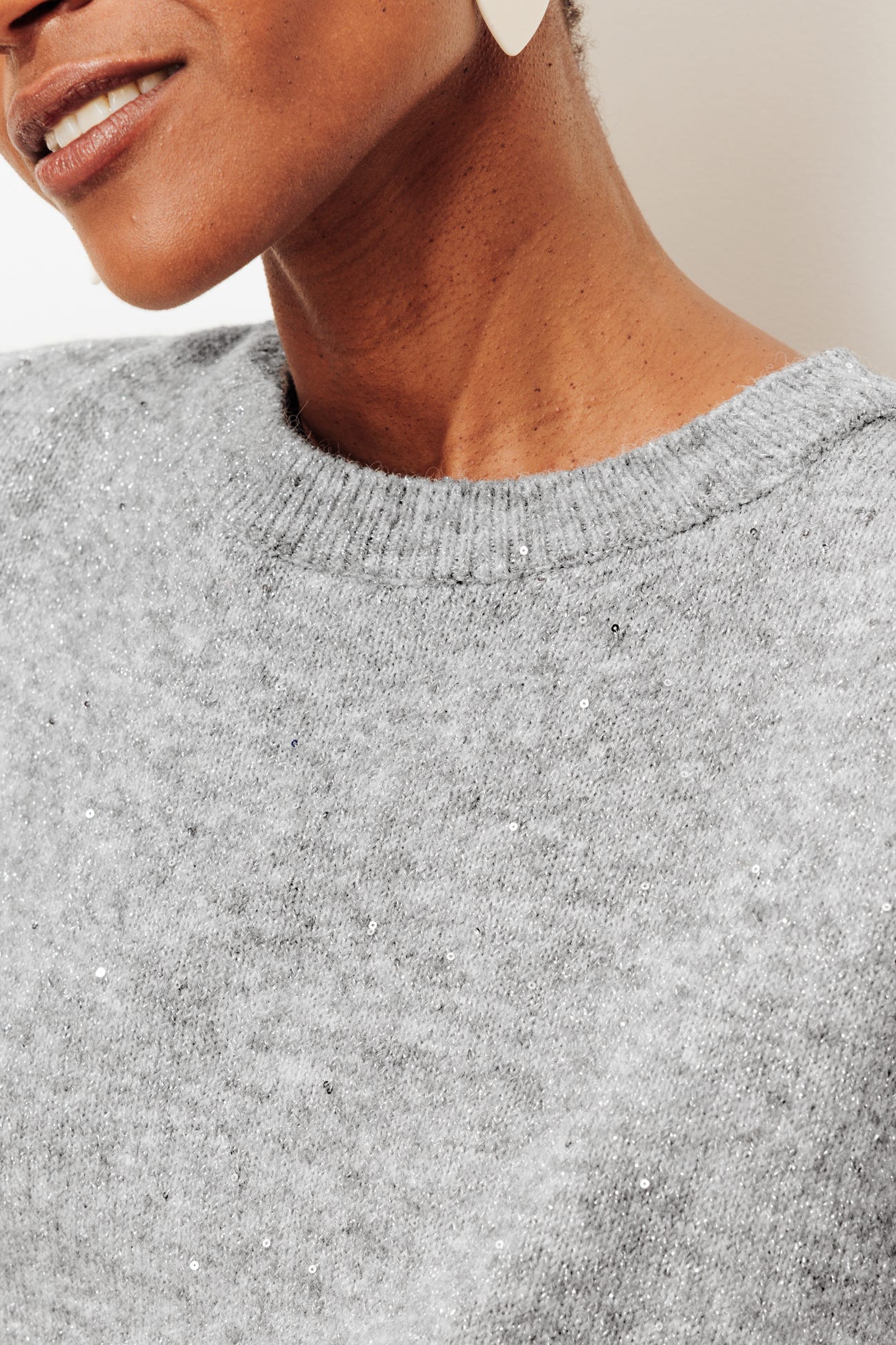 Pull à paillettes Femme