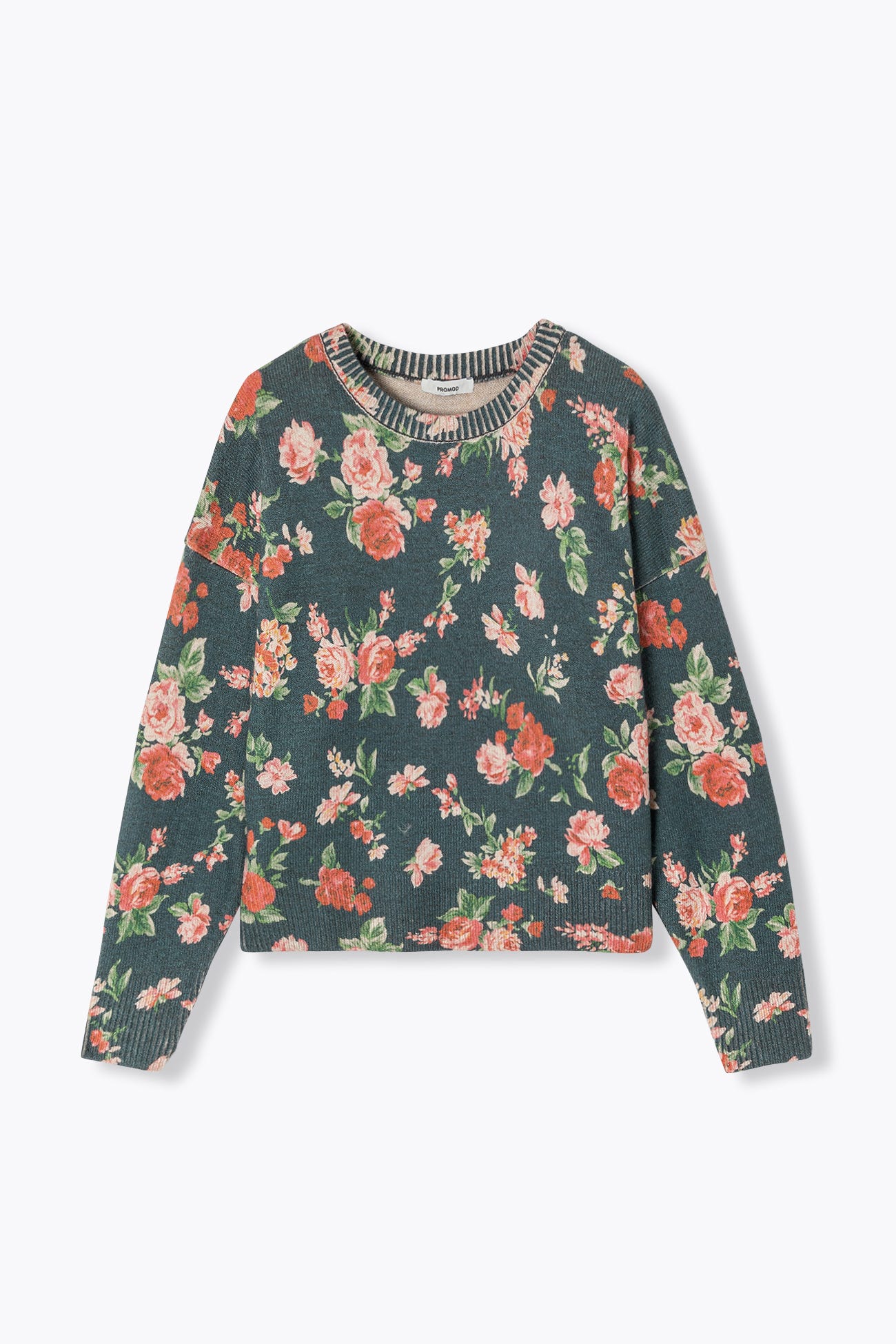 Pull à fleurs Femme