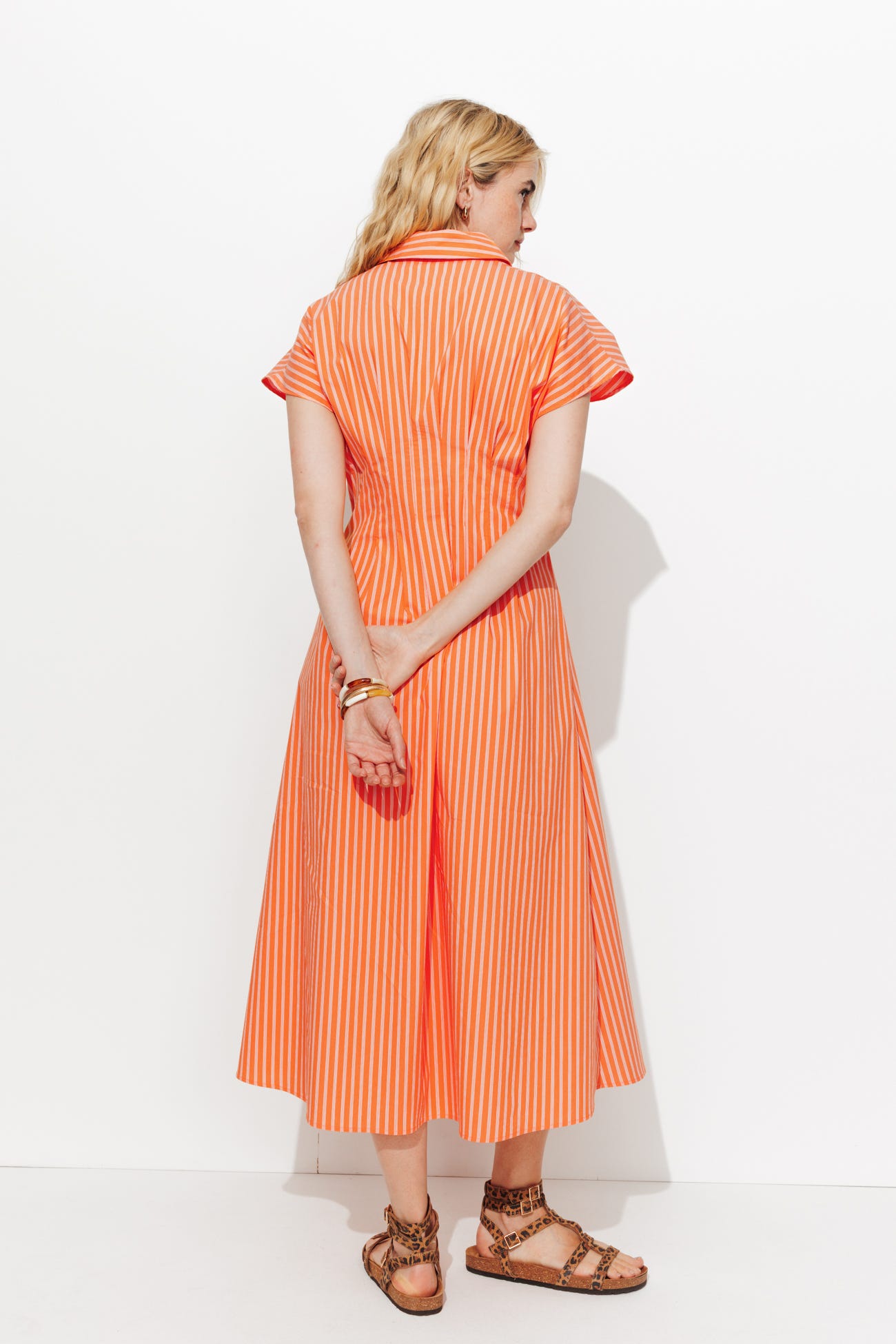 Robe-chemise midi éco-conçue