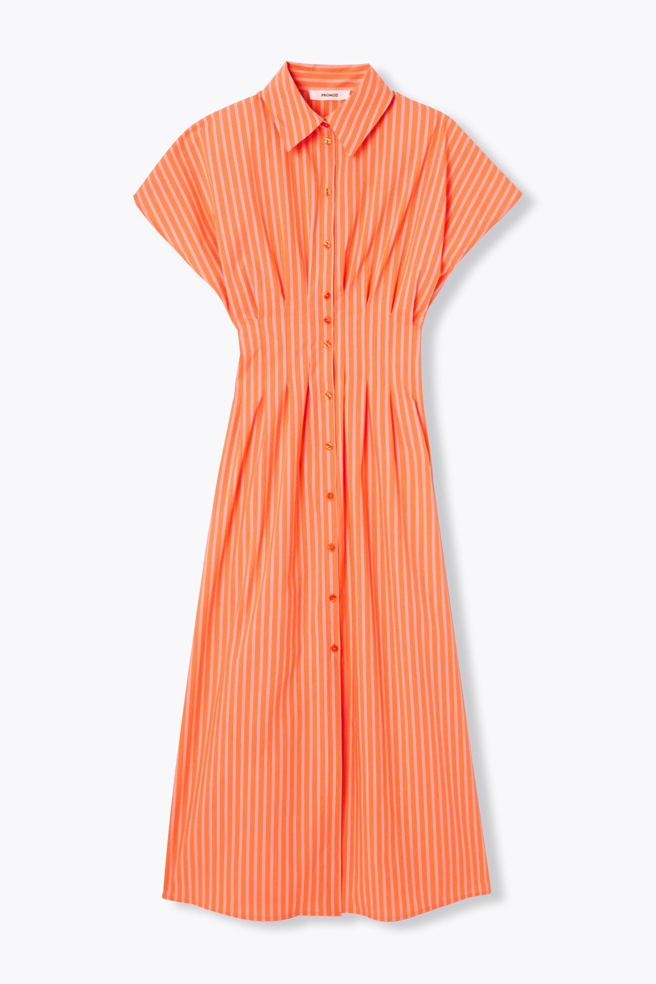 Robe-chemise midi éco-conçue