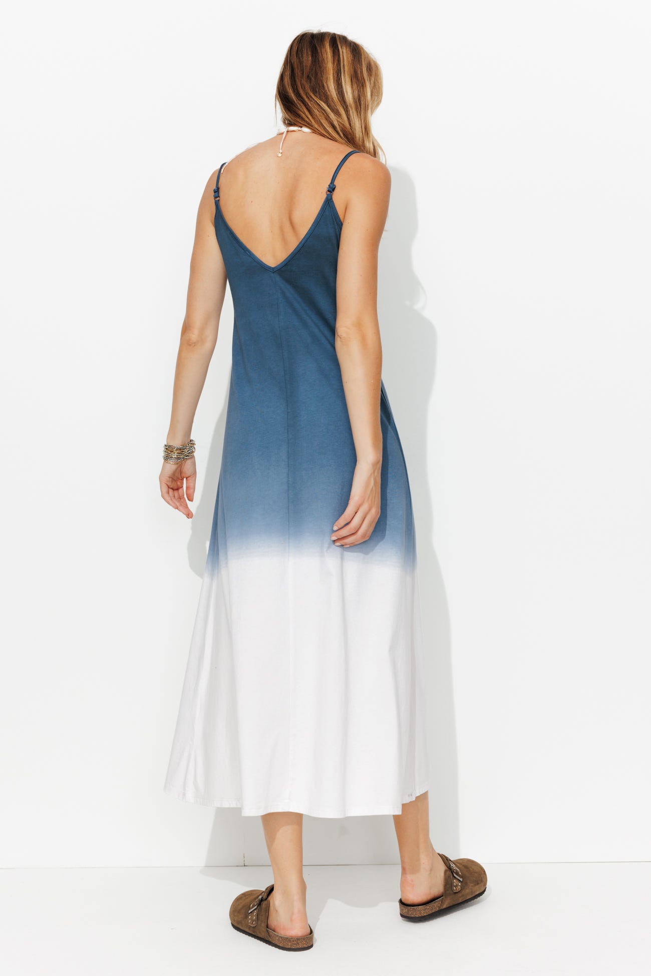 Robe-débardeur effet délavé