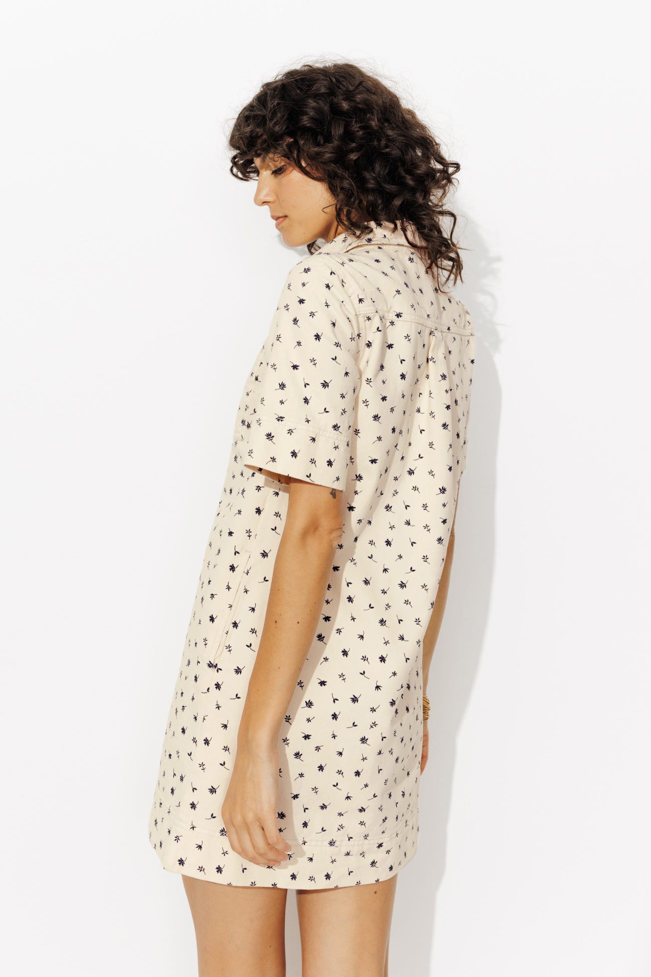 Robe courte imprimée Femme