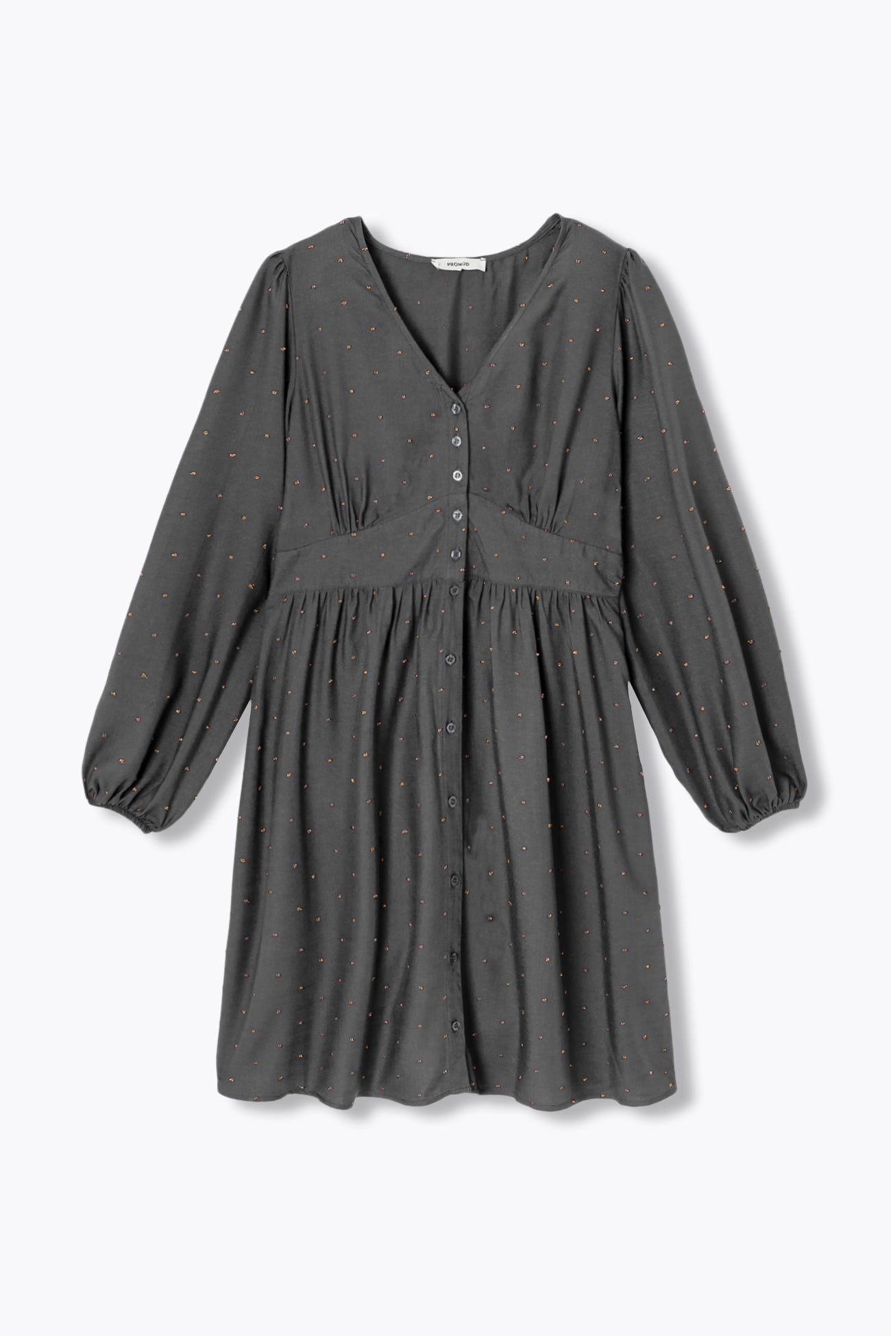 Robe courte à pois irisés