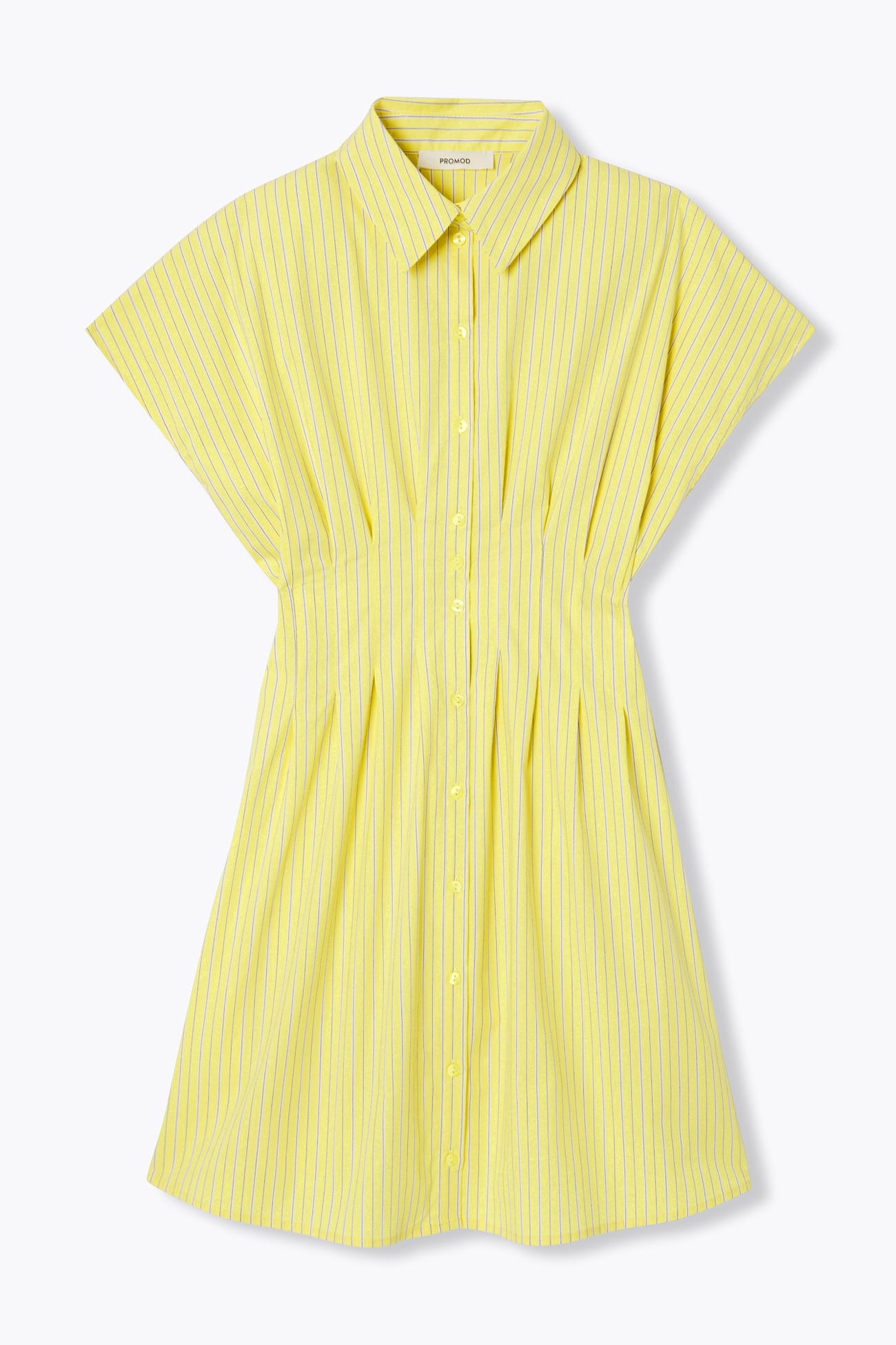 Robe-chemise rayée éco-conçue