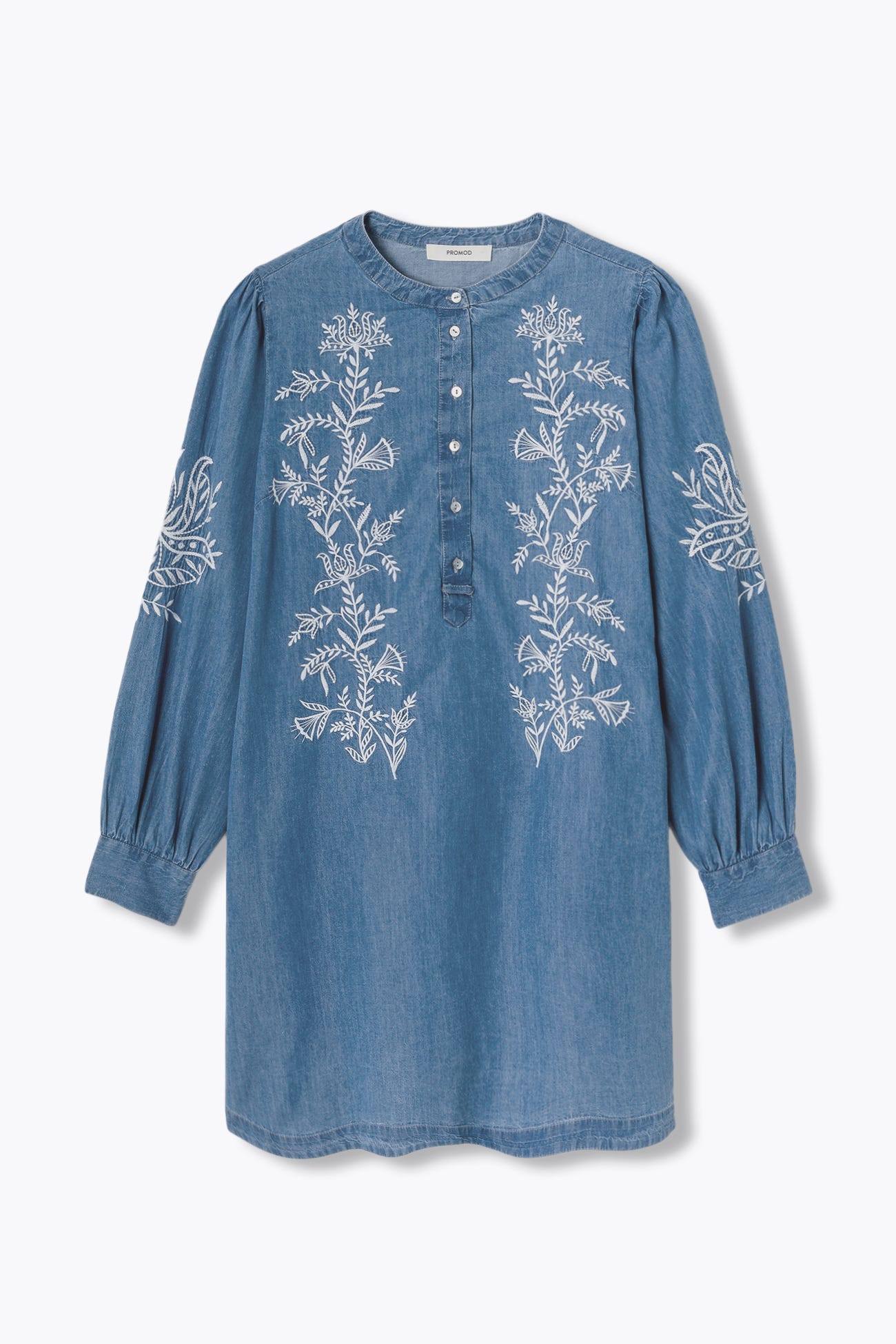 Robe-tunique brodée Femme