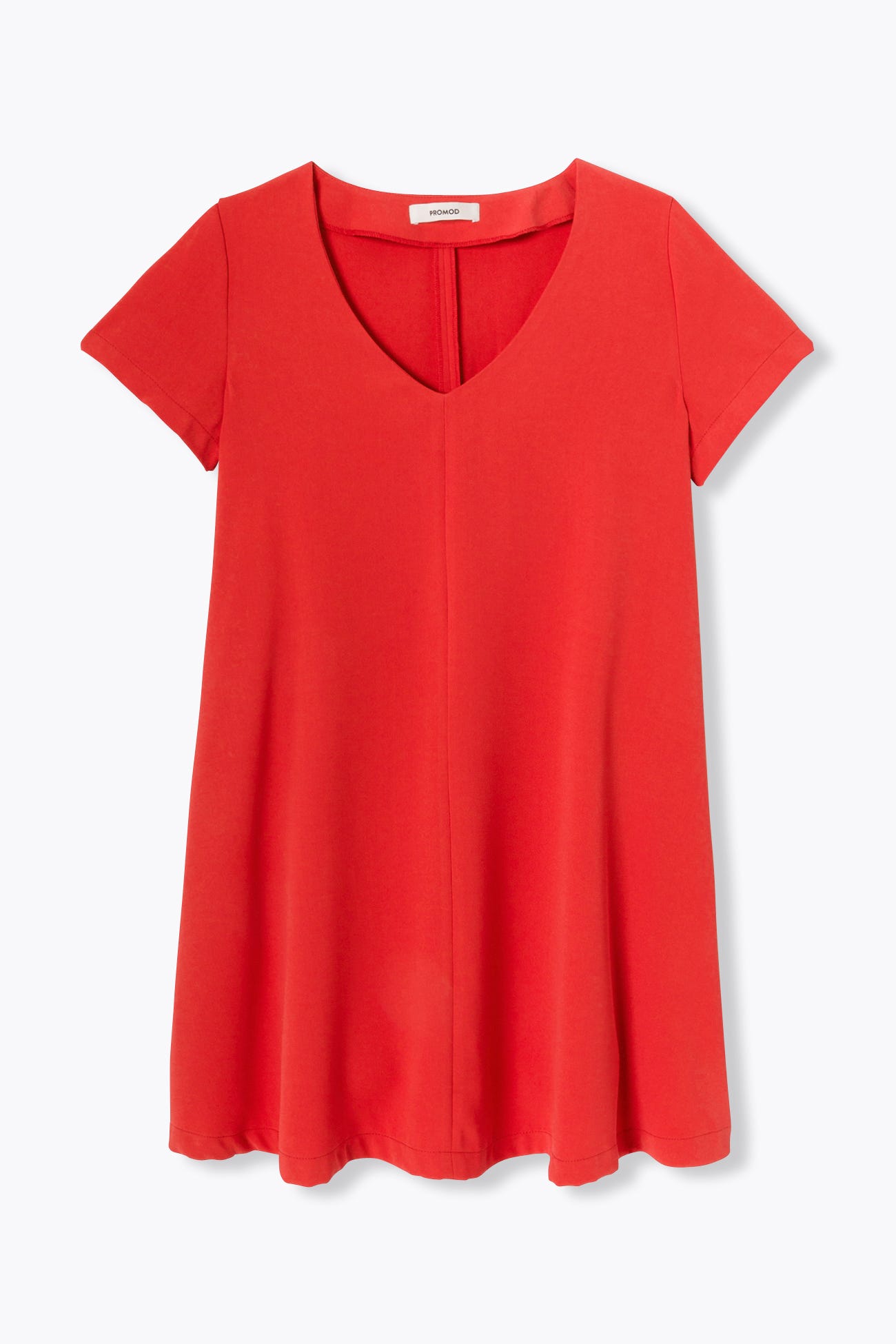 Robe courte unie éco-conçue