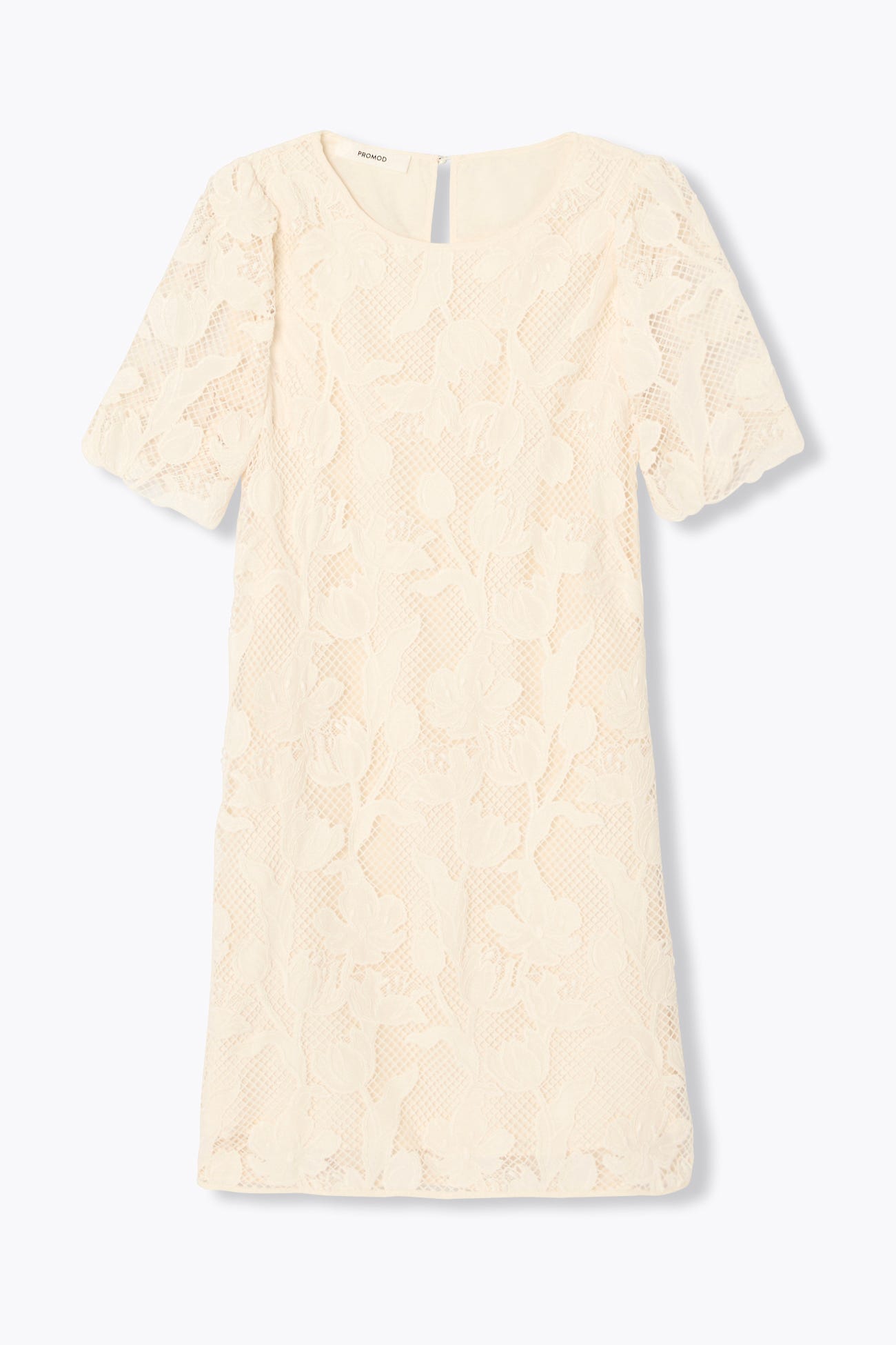 Robe courte en guipure Femme