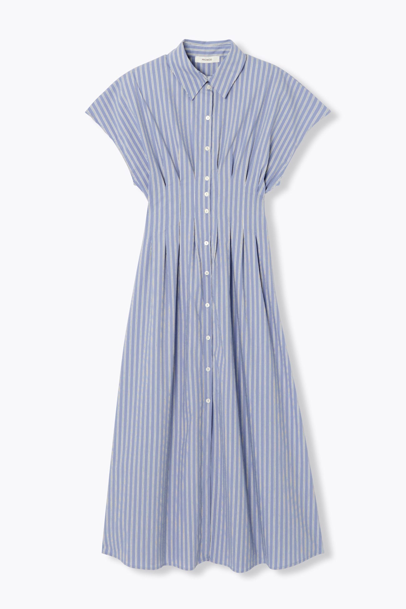 Robe-chemise midi éco-conçue