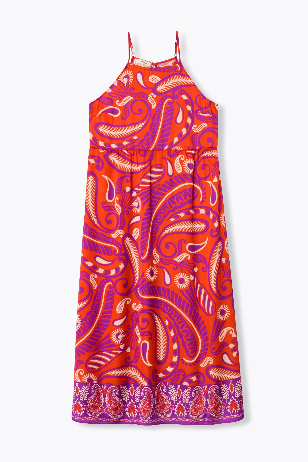 Robe à bretelles en satin