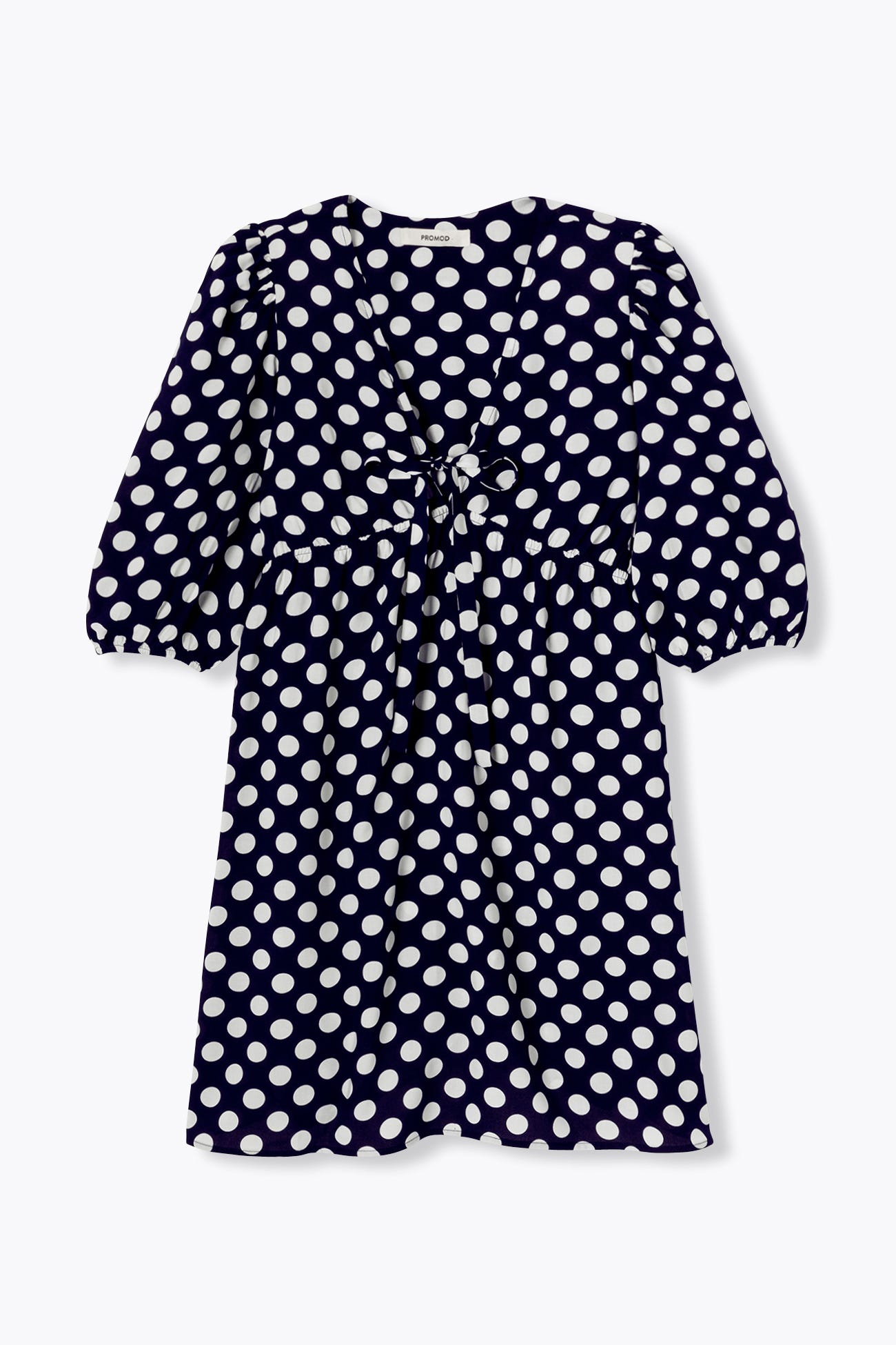 Robe courte à pois Femme