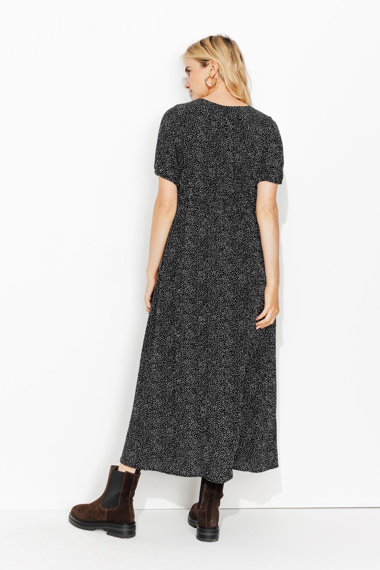 Robe longue imprimée Femme