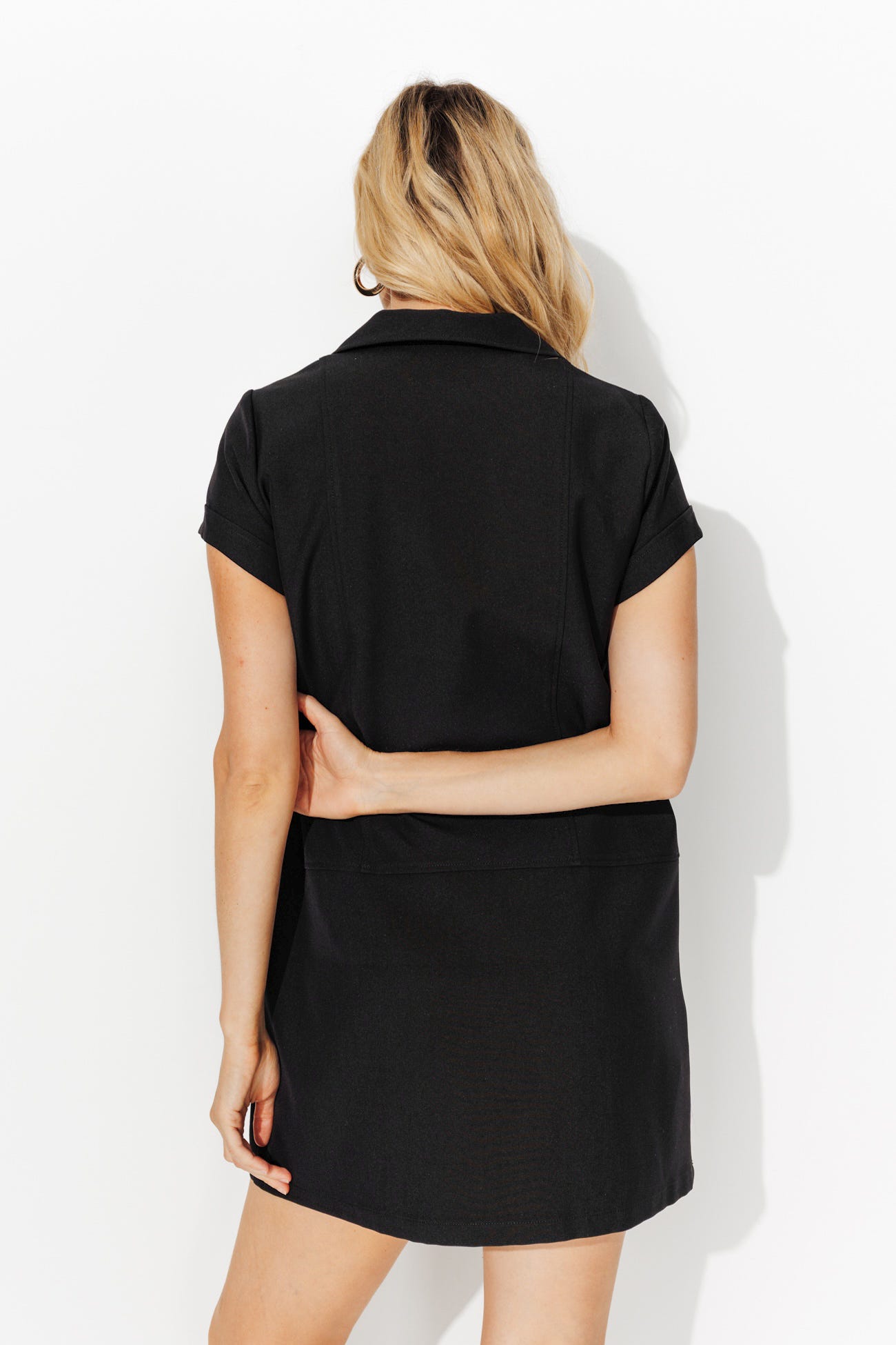 Short plain dress