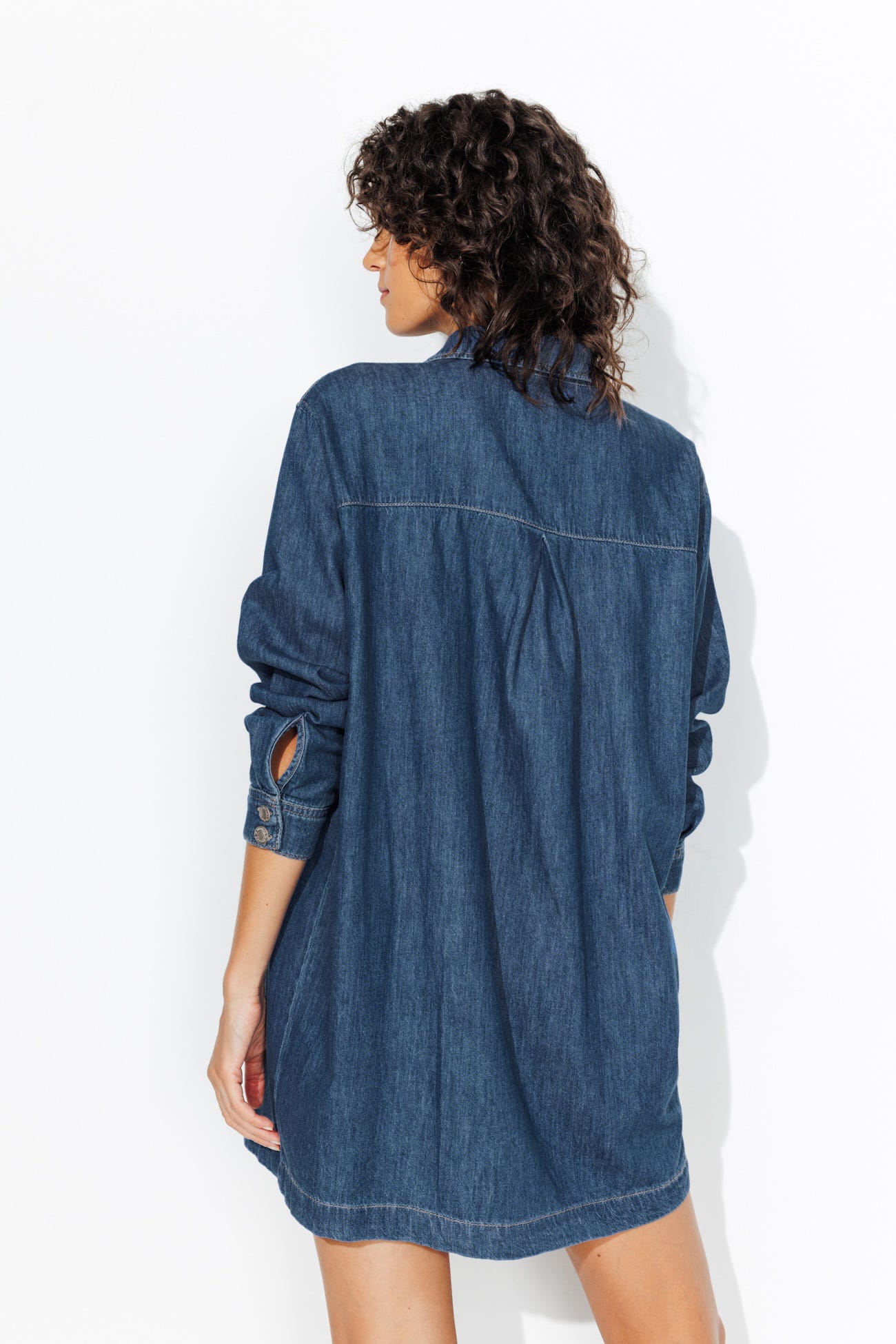 Robe courte en jean Femme
