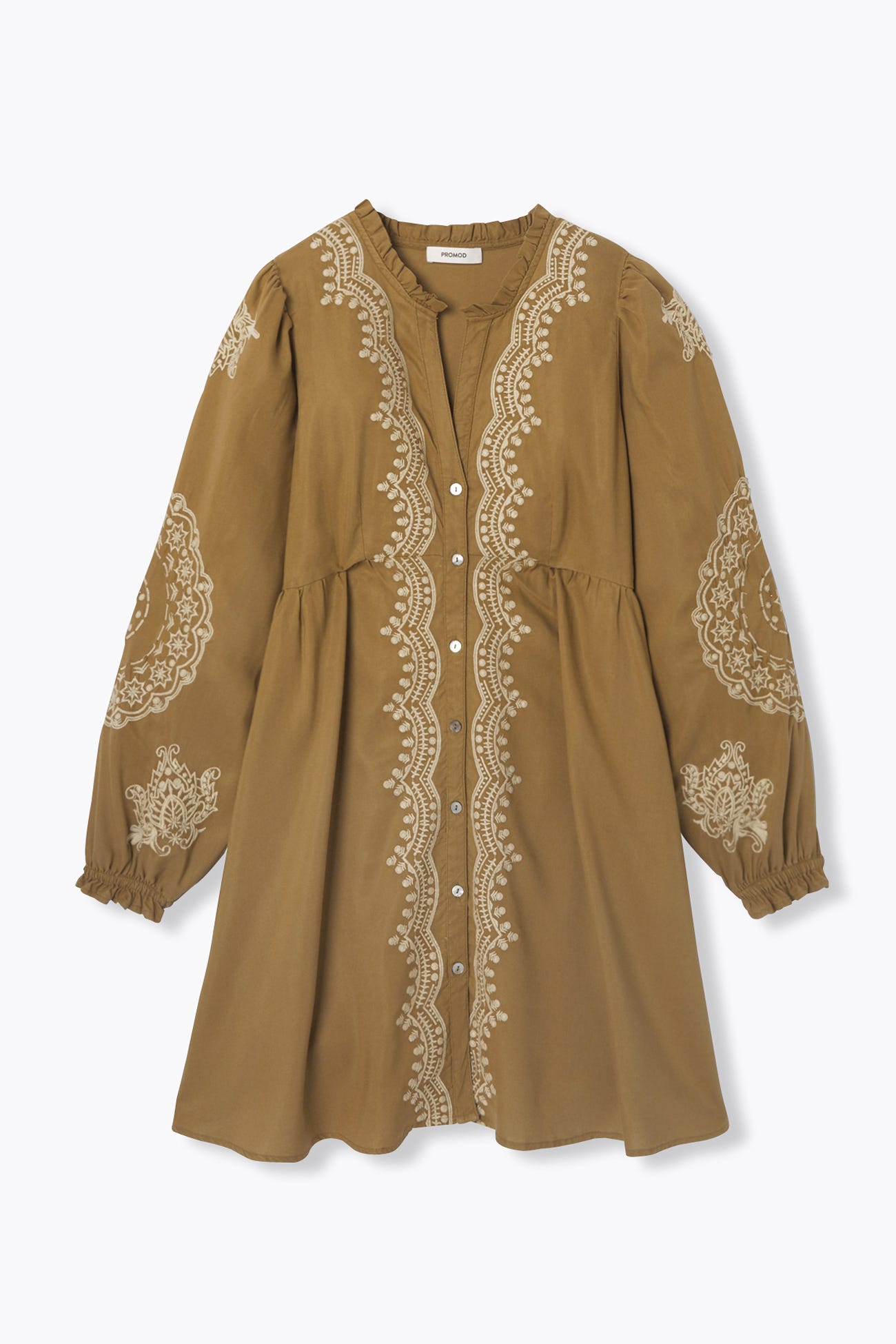 Short embroidered dress