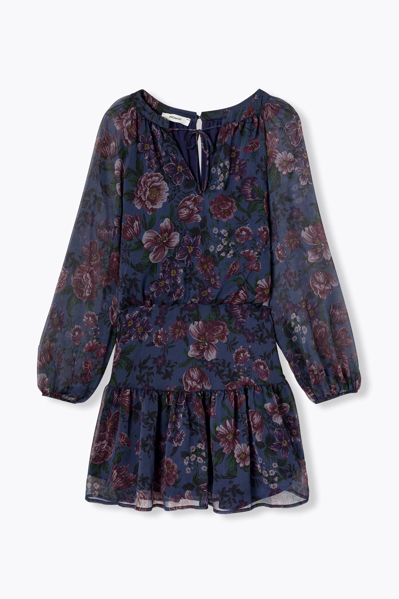 Robe courte imprimée Femme